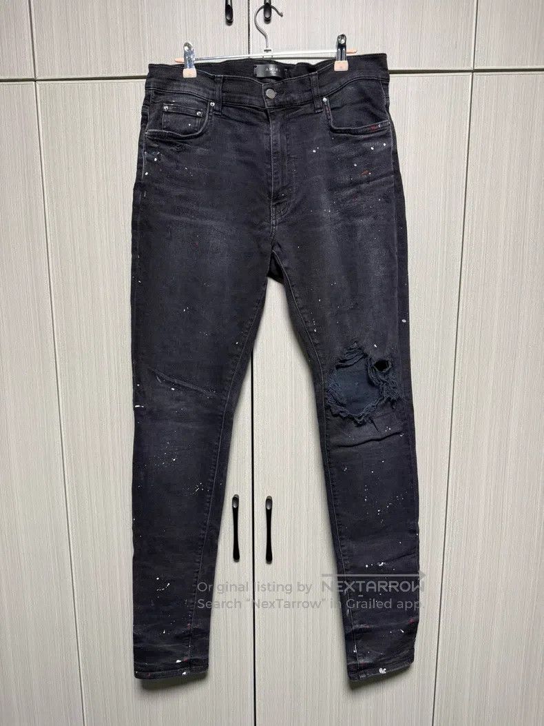 Amiri Amiri Size 34 Splash basic jeans Size US 34 / EU 50 - 1 Thumbnail