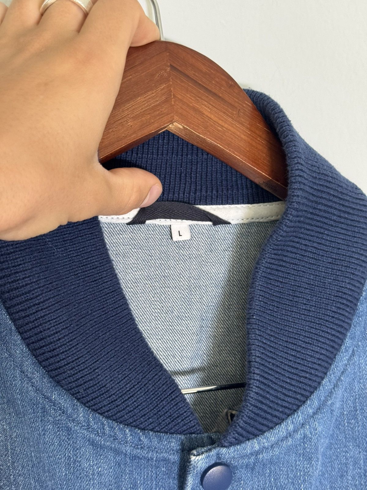 Opening Ceremony Opening Ceremony Blue Jacket Jeans Bomber Big Logo Size US L / EU 52-54 / 3 - 4 Thumbnail