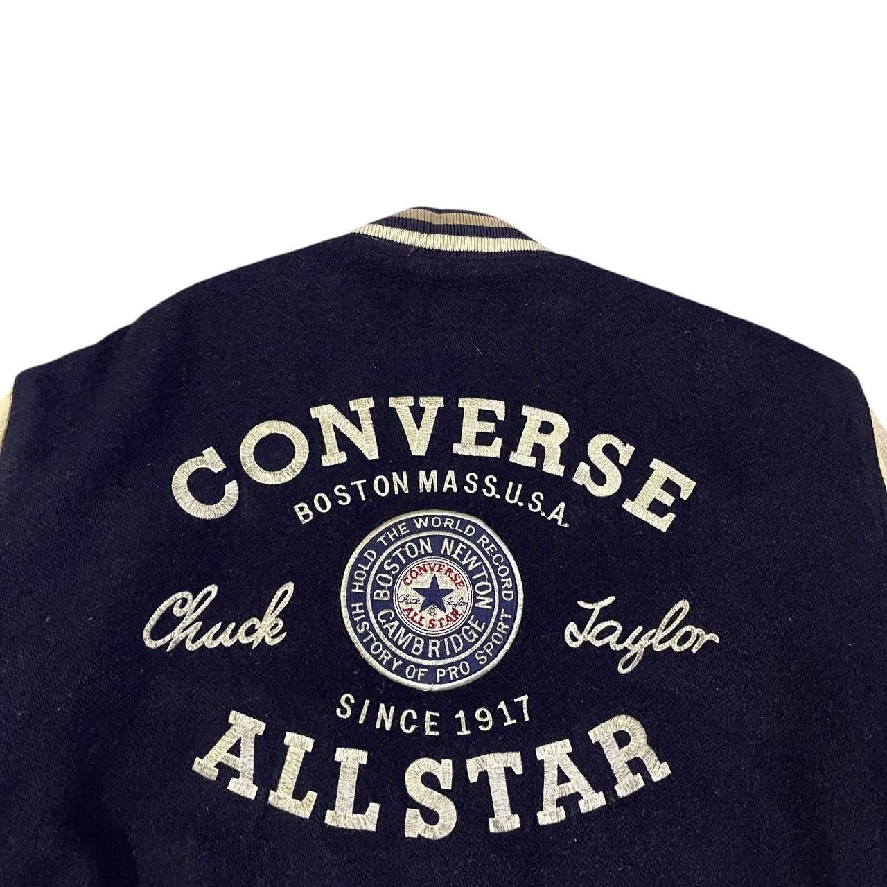 Converse Vintage 90’s Converse Wool Leather Varsity Jacket Size US L / EU 52-54 / 3 - 2 Thumbnail