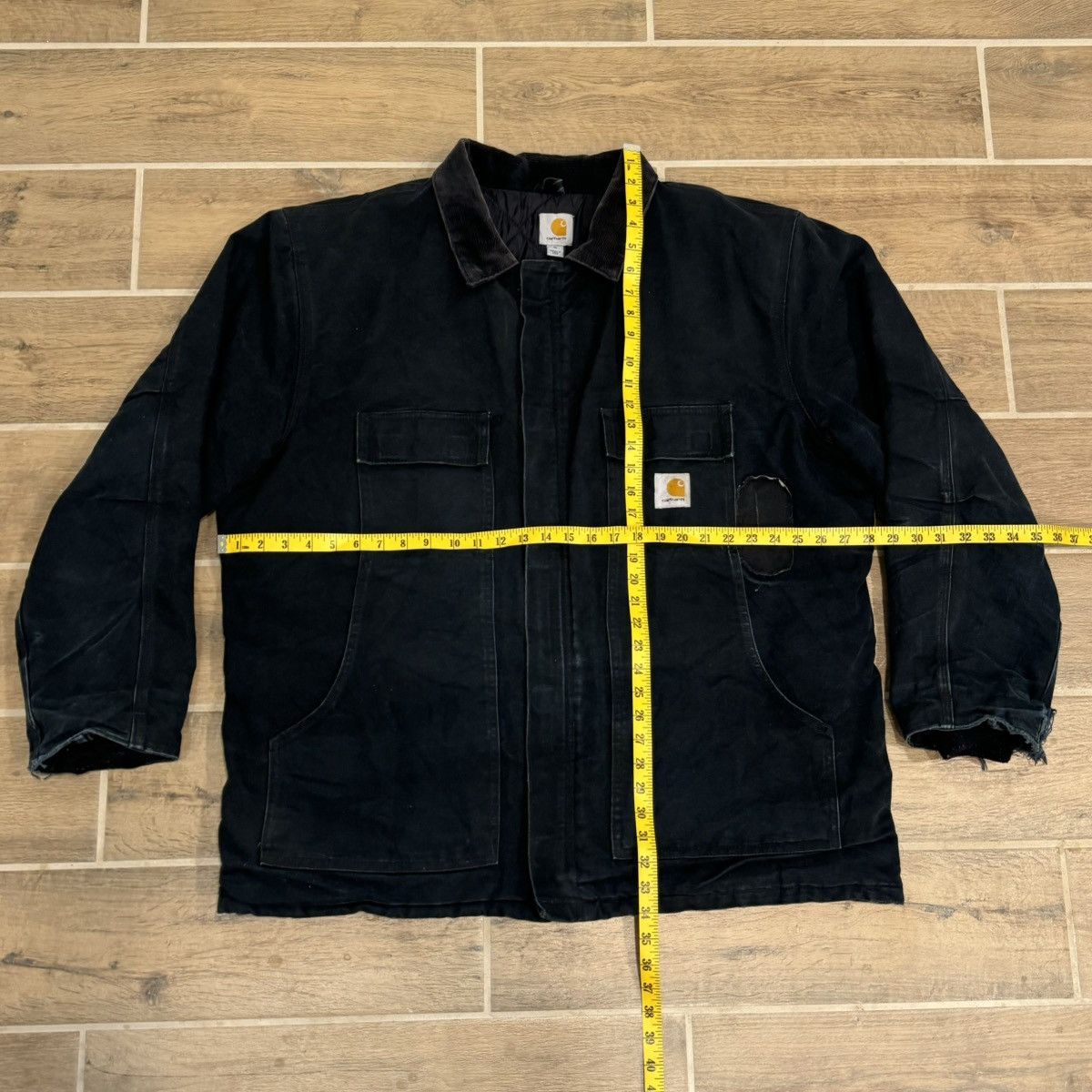 Carhartt × Vintage Carhartt C003 BLK Arctic Quilt-Line Canvas Jacket Union Made Size US XL / EU 56 / 4 - 13 Thumbnail