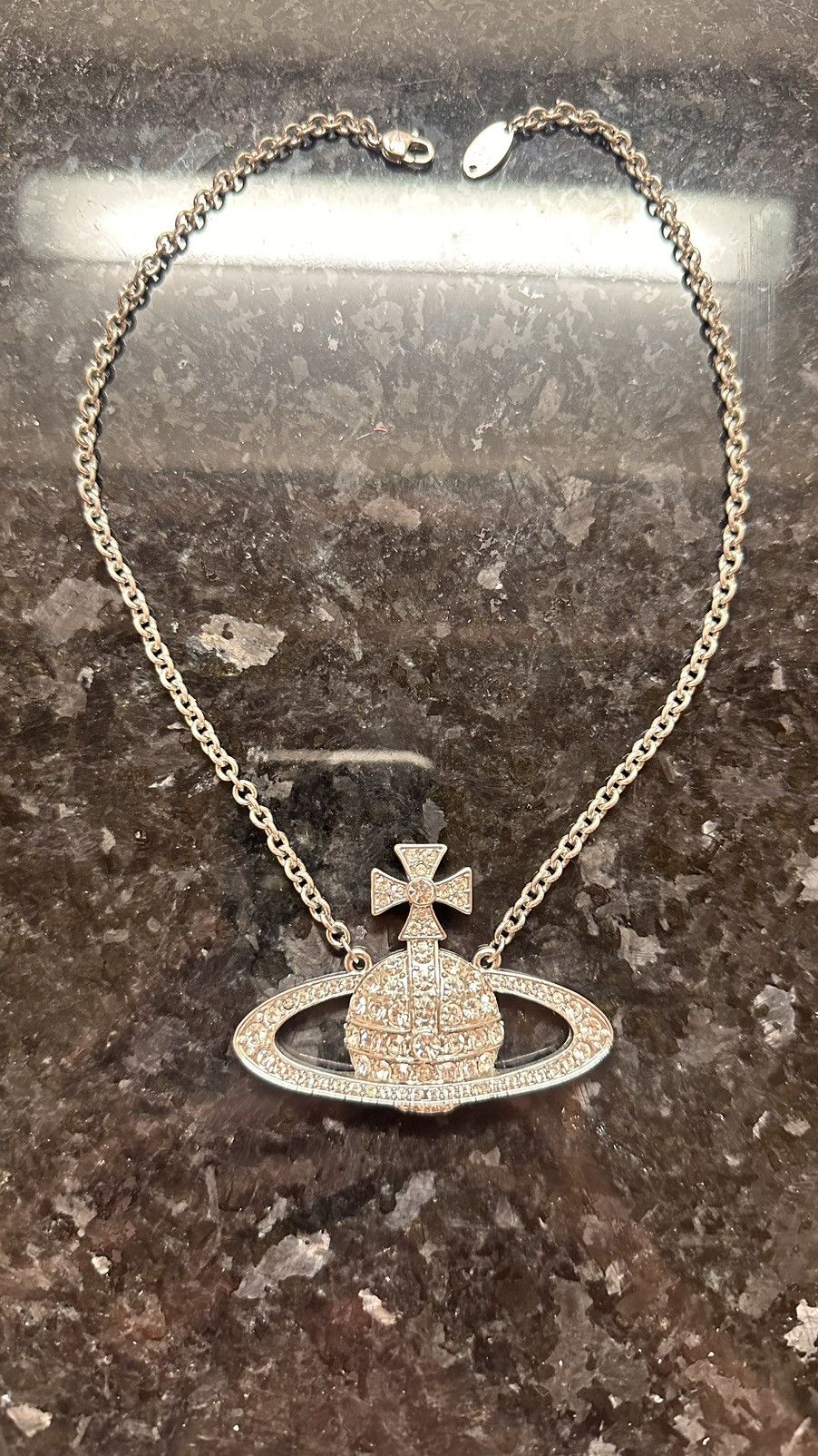 Vivienne Westwood Ultra Rare Vivienne Westwood Big ORB Saturn necklace Size ONE SIZE - 2 Thumbnail