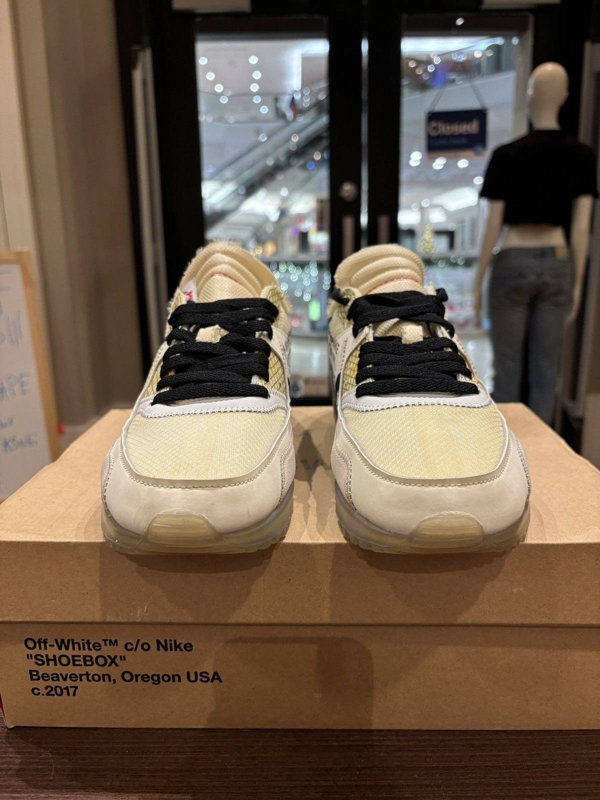Nike × Off-White Nike Air Max 90 Off-White Size US 9 / EU 42 - 3 Thumbnail