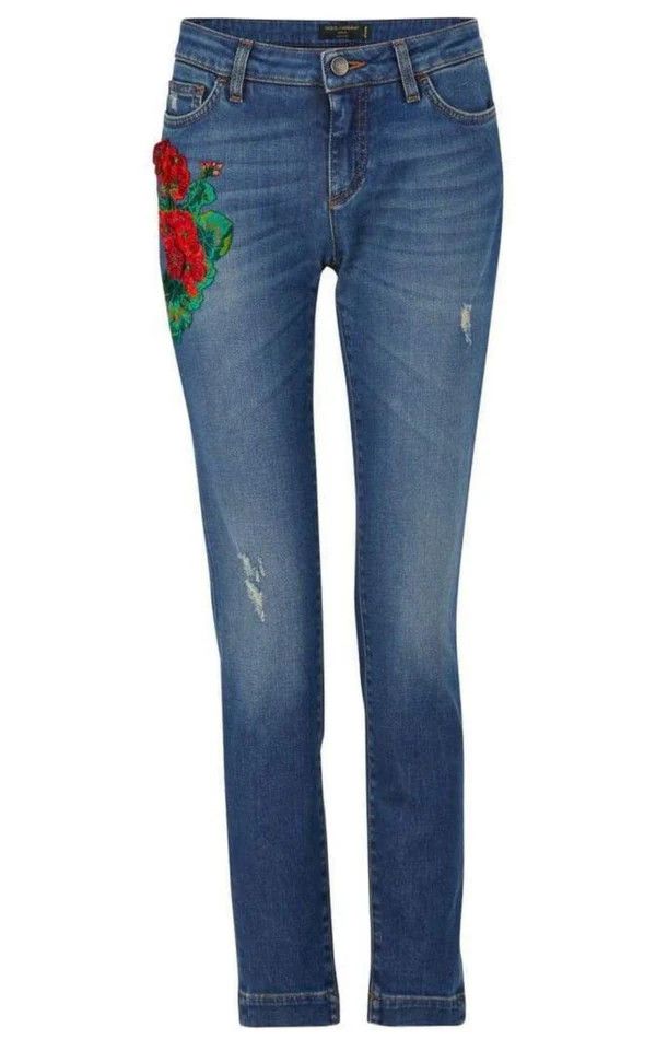 Dolce & Gabbana o1y0825 Denim Pant in Blue Size 32" / US 10 / IT 46 - 1 Thumbnail