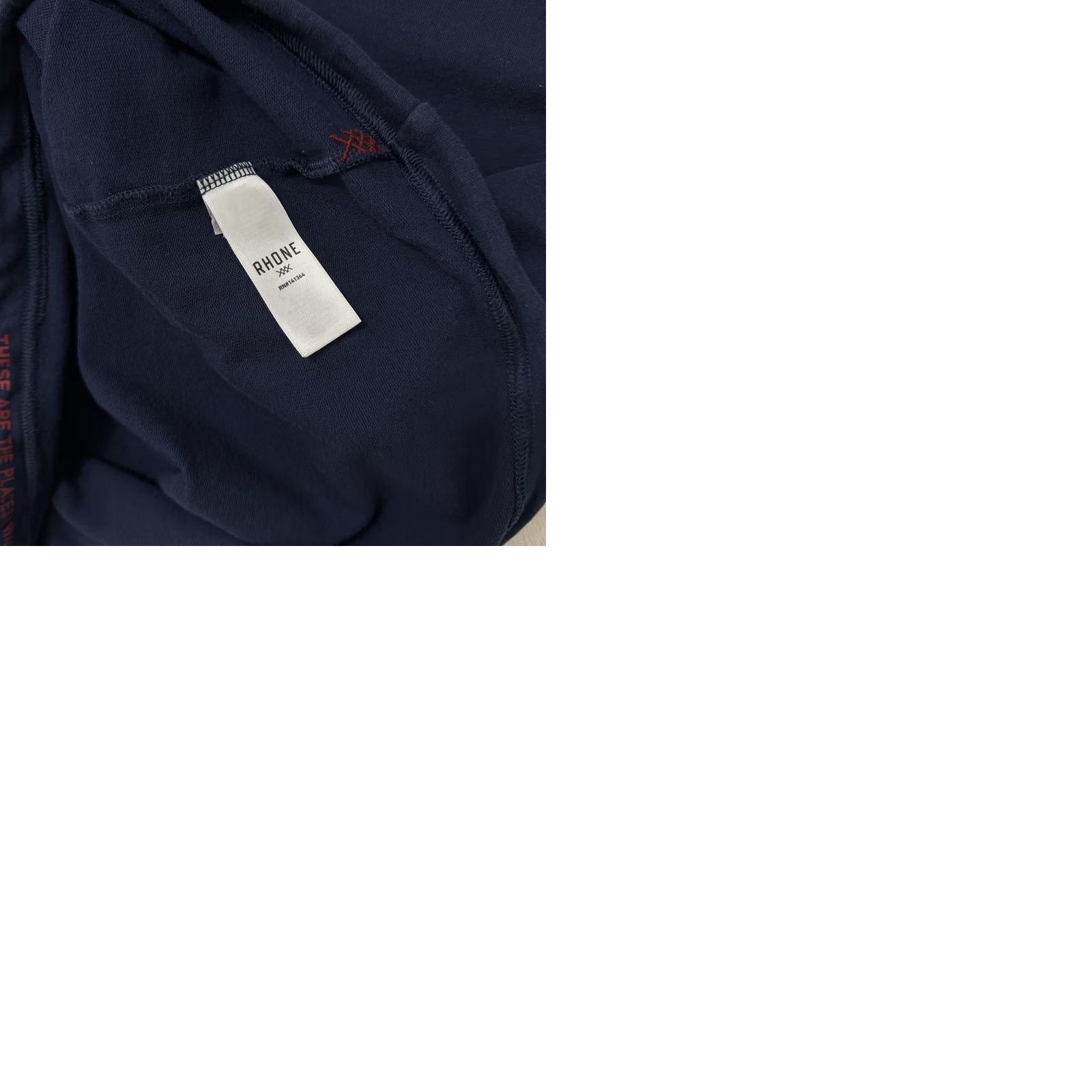 Rhone Rhone Hoodie Mens Large Blue Knit Henley - Casual Size US L / EU 52-54 / 3 - 10 Thumbnail