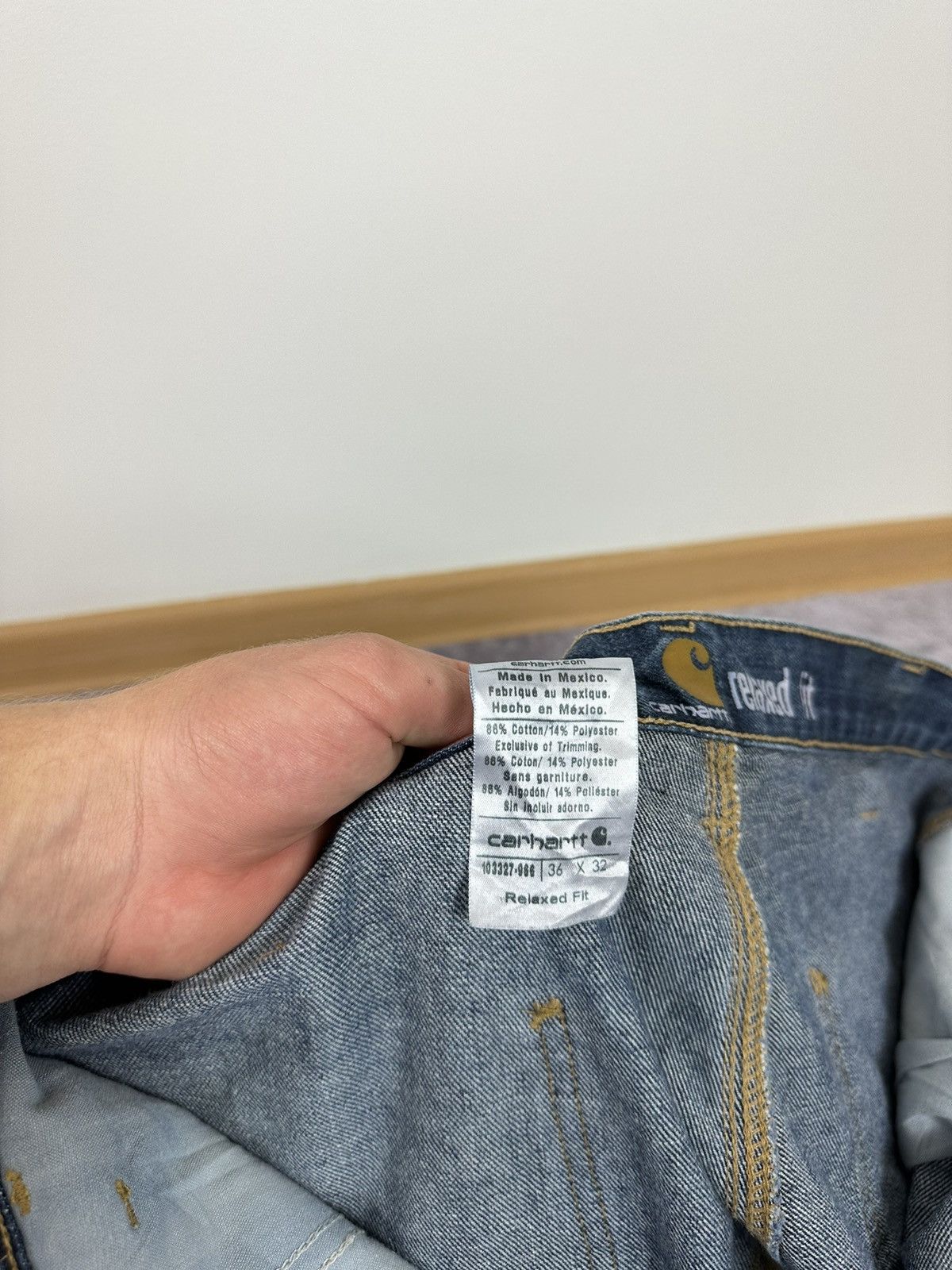 Carhartt Vintage Carhartt Denim Carpenter Cargo Hype USA Work Pants Size US 36 / EU 52 - 18 Thumbnail
