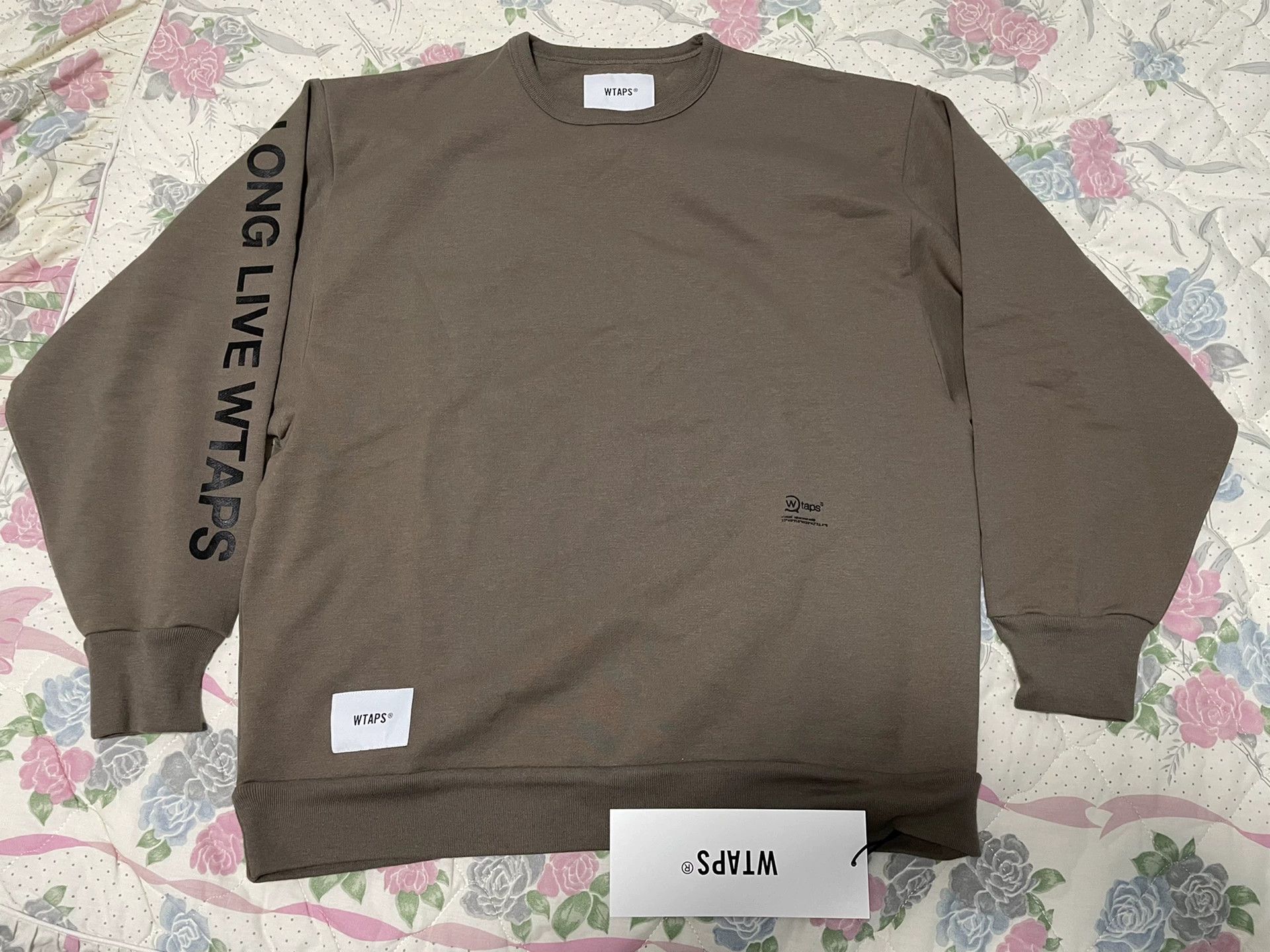 Wtaps WTAPS LLW Hooded Crew Neck 20AW Beige L Size US L / EU 52-54 / 3 - 1 Thumbnail