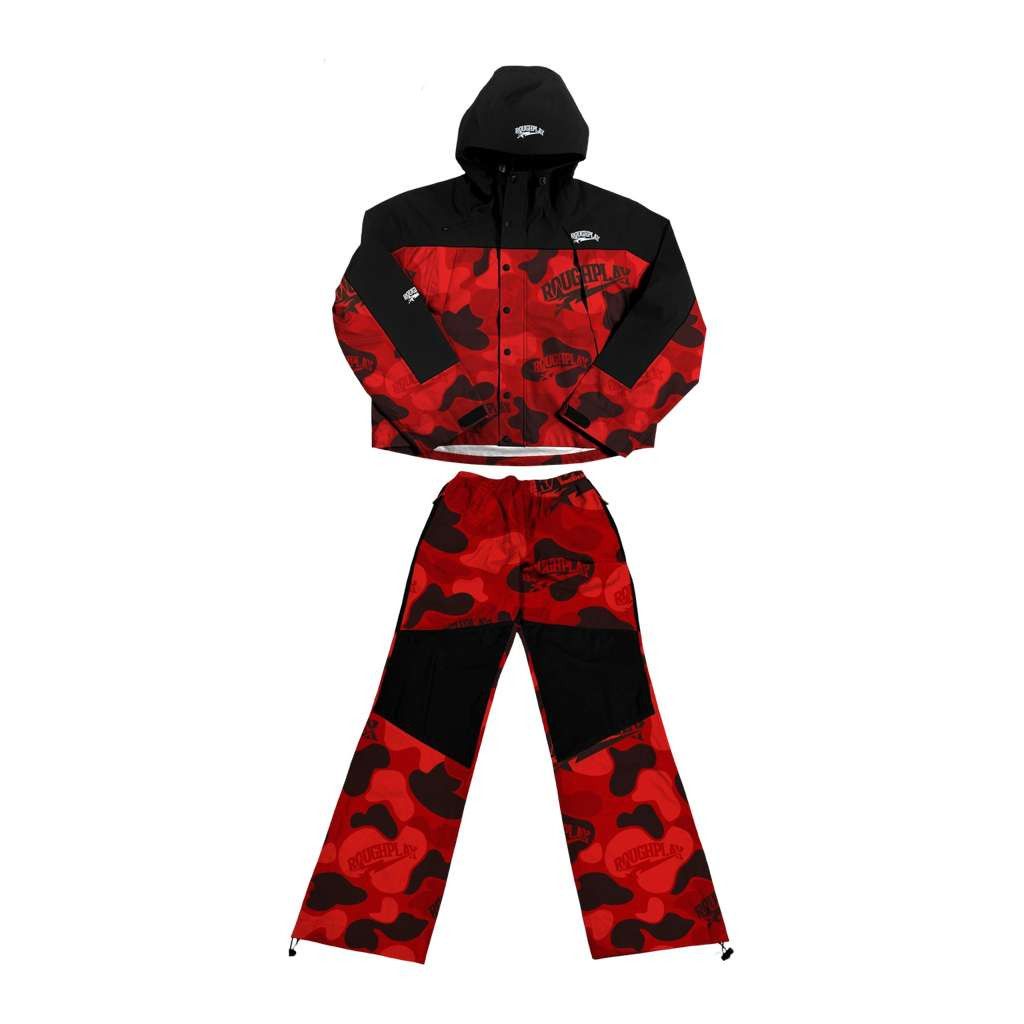 Other Rough Play Water Resistance Red Camo Sweatsuit Size US XXL / EU 58 / 5 - 3 Thumbnail