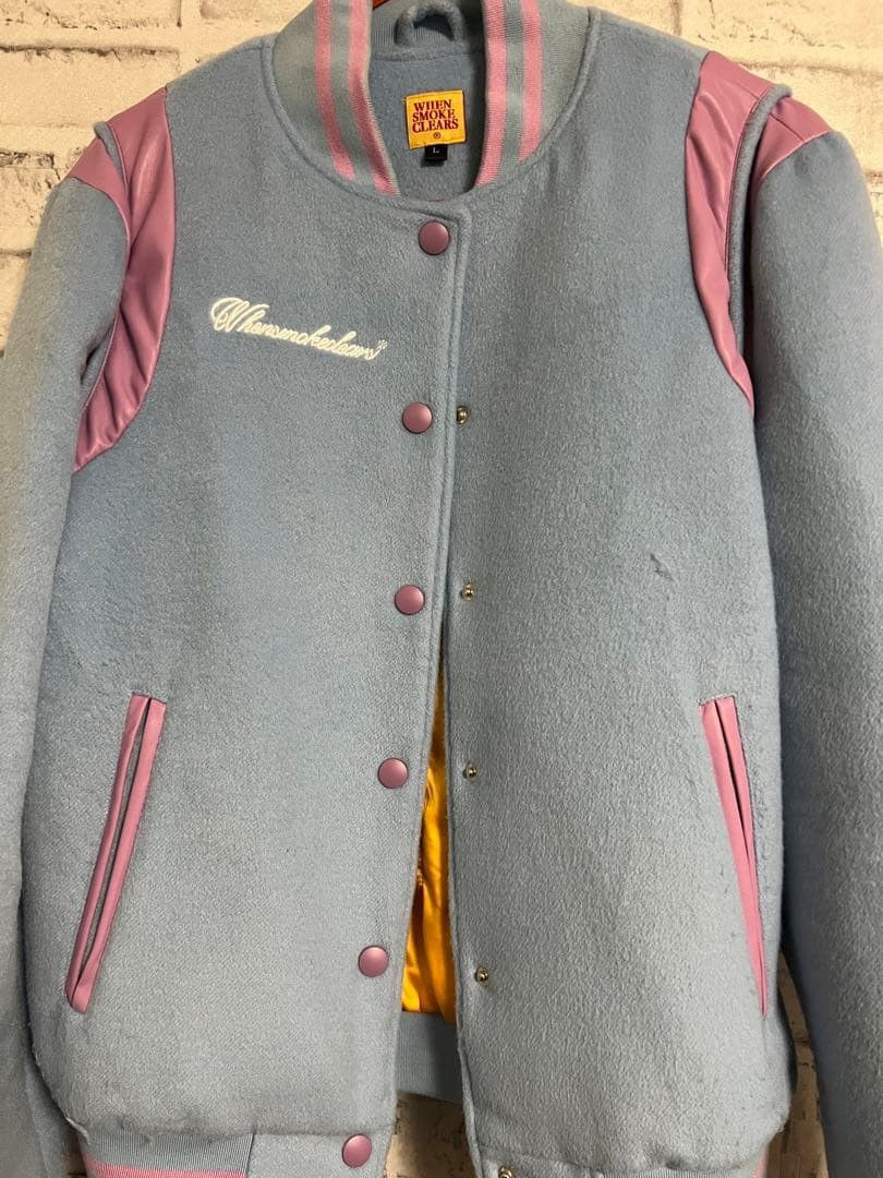Whensmokeclears Handmade Leather + Felt Bomber Jacket (WhenSmokeClears) Size US XL / EU 56 / 4 - 6 Thumbnail