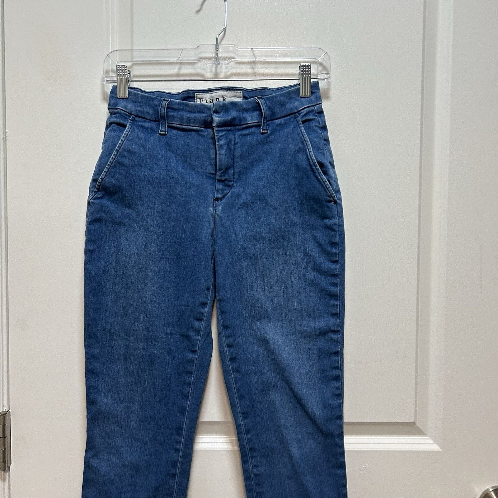 Frank & Eileen Frank & Eileen Wicklow Performance Cropped Blue Denim Jeans Size 25" / US 0 / IT 36 - 2 Thumbnail