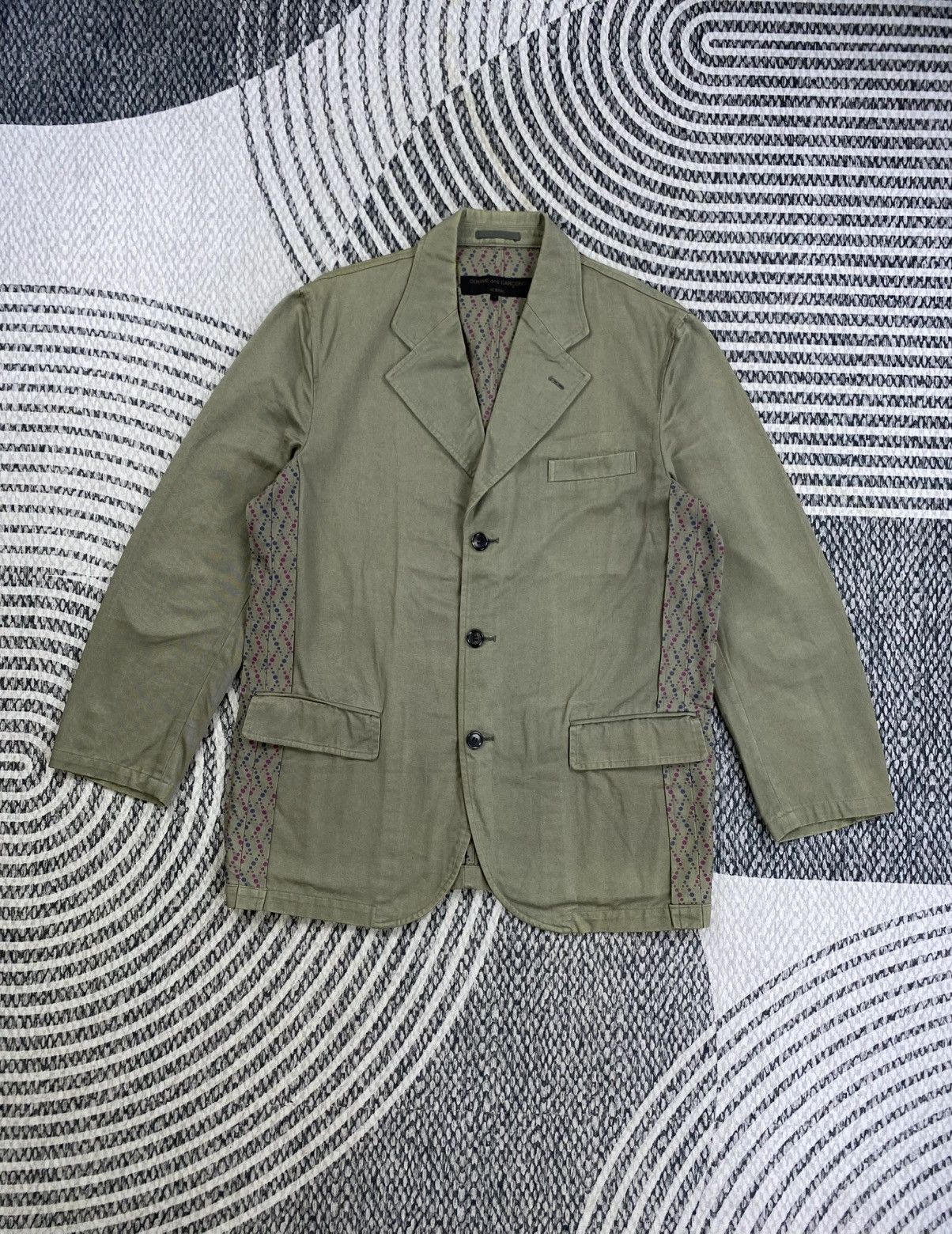 Comme des Garcons Homme 🔥Commes Des Garcons Homme Double Collar Jacket Size US M / EU 48-50 / 2 - 1 Thumbnail