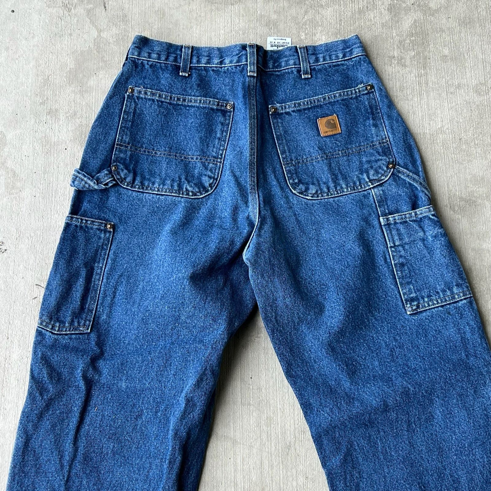 Carhartt × Vintage Carhartt denim blue jean double knee work carpenter pants Size US 30 / EU 46 - 5 Thumbnail