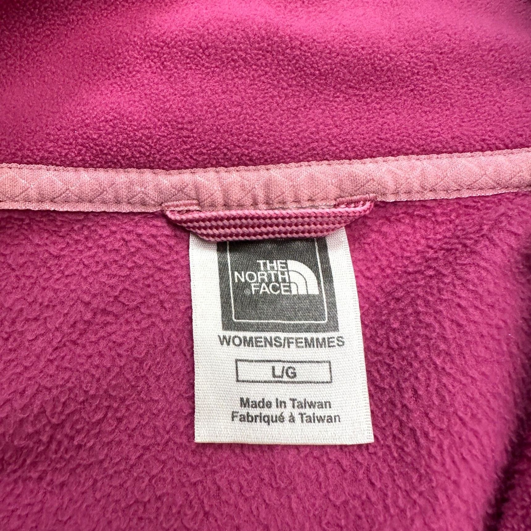 The North Face The North Face Jacket Womens L Pink 1/2 Zip TKA 100 Fleece Outdoor Hiking Regular Fit Size L / US 10 / IT 46 - 6 Thumbnail