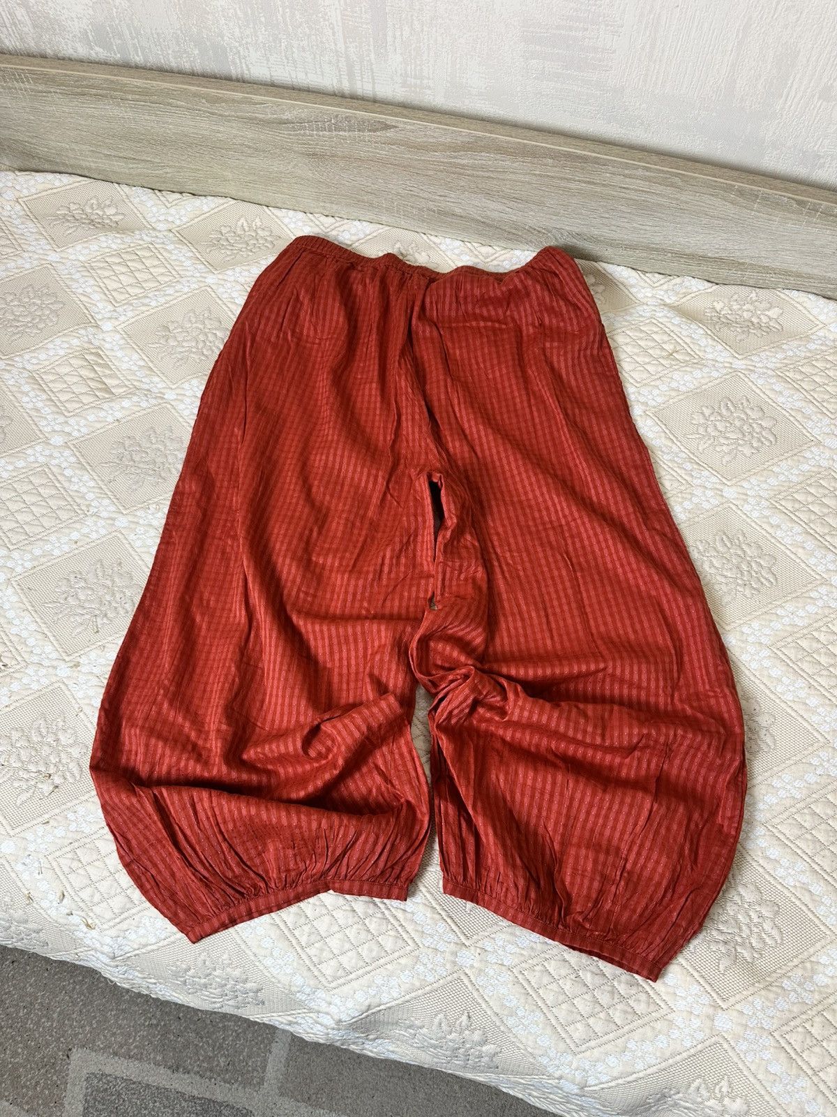 Gudrun Sjoden 🔥 Gudrun Sjoden Cotton Blend Wide Pants Trousers Check Size 28" / US 6 / IT 42 - 5 Thumbnail