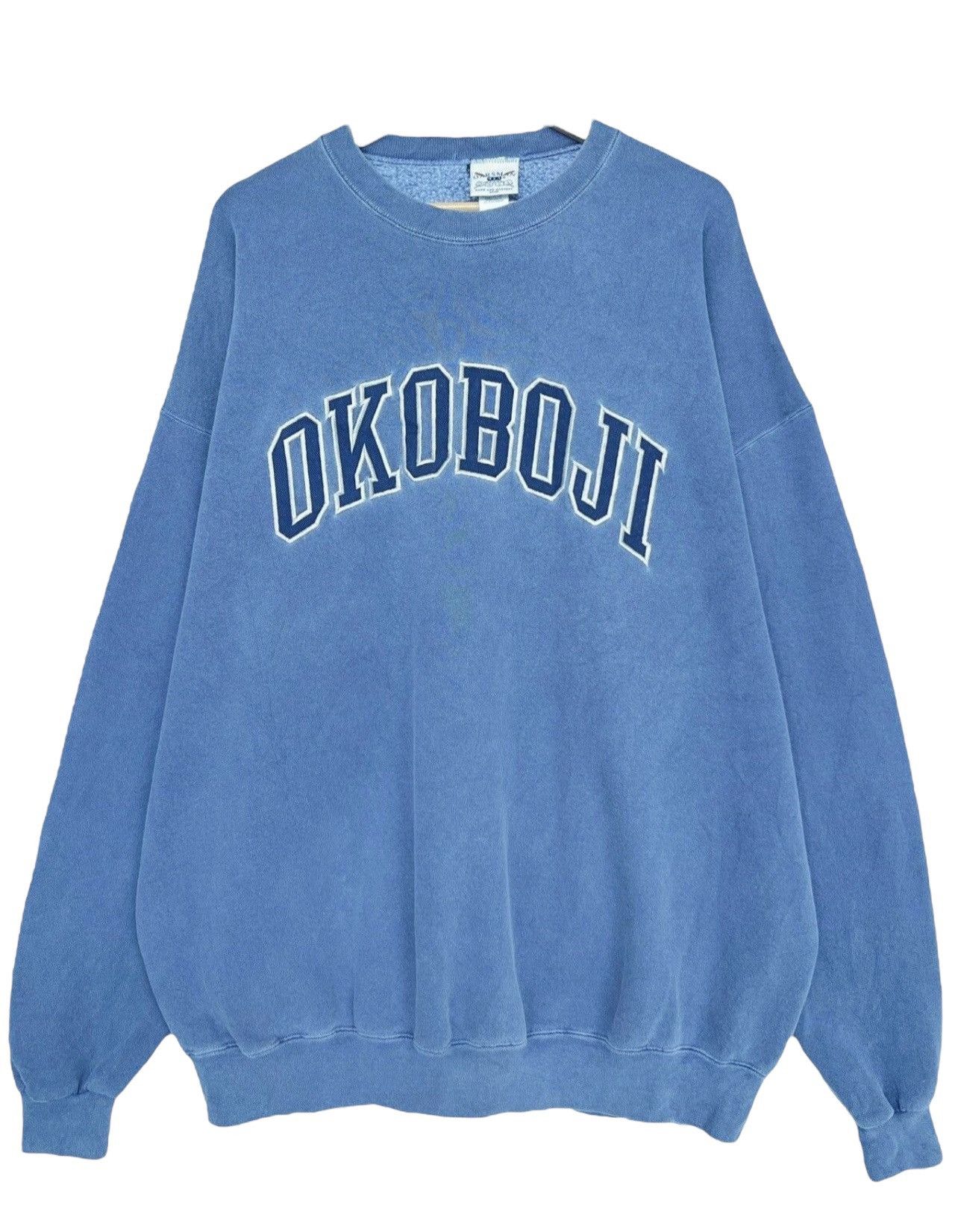 Vintage Vintage 90s Okoboji XXL Sweatshirt Oversized Crewneck Size US XXL / EU 58 / 5 - 1 Thumbnail