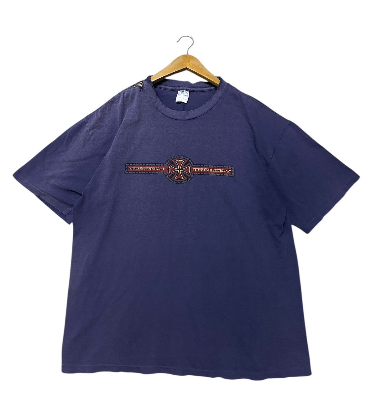 Vintage 90s Thrased Independent truck company tshirt