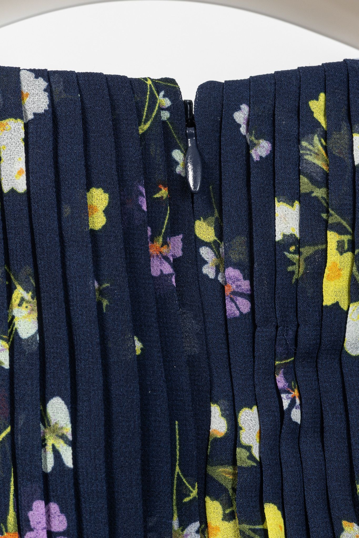 Self-Portrait Self-Portrait SS/24 Navy Floral Chiffon Mini Dress Size S / US 4 / IT 40 - 8 Thumbnail