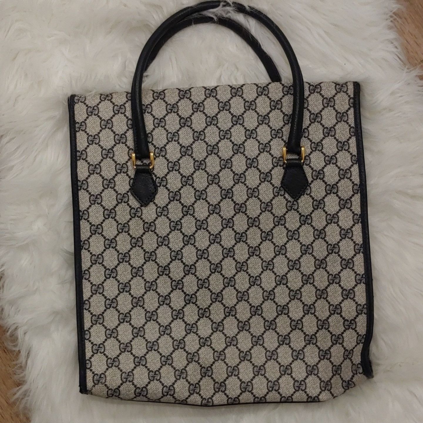 Gucci Vintage Gucci GG Monogram Supreme Sherry Web Ophidia Clutch Size ONE SIZE - 4 Thumbnail