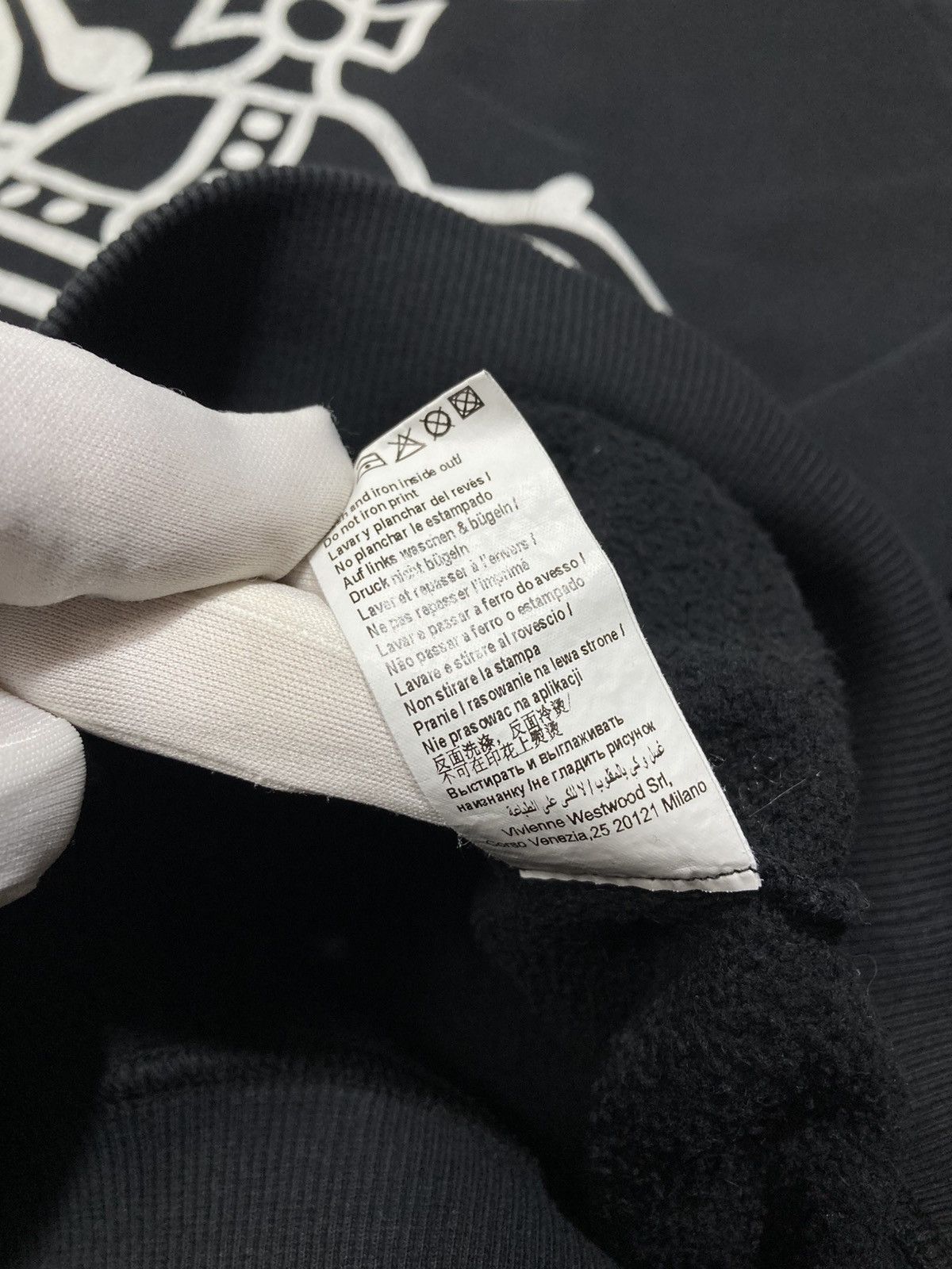 Vivienne Westwood Vivienne Westwood Anglomania Sweatshirt Black Big Logo Chaos Size US M / EU 48-50 / 2 - 7 Thumbnail