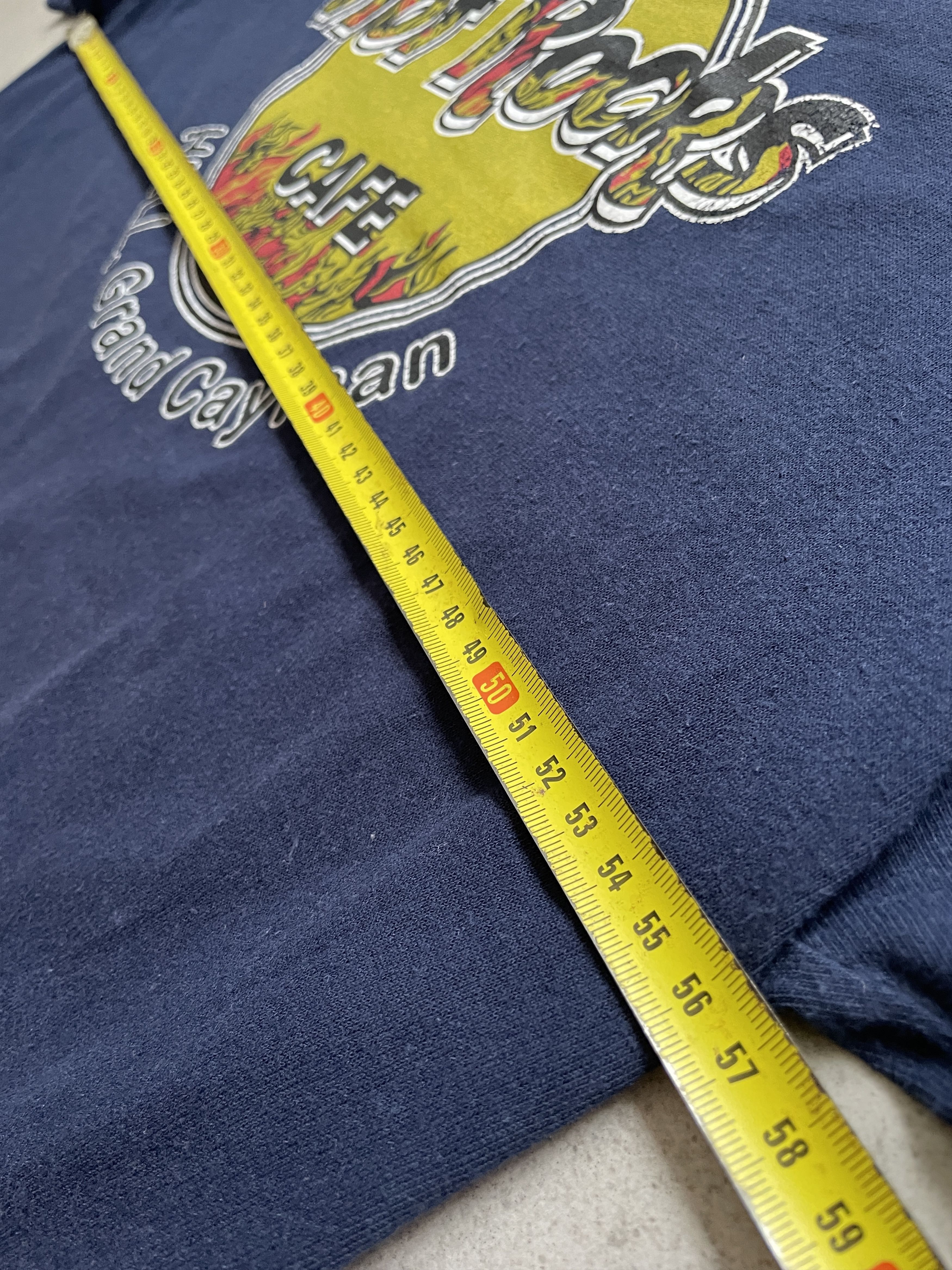 Hard Rock Cafe VINTAGE 90S HOT ROCKS CAFÉ HELL NAVY WASHED TEE Size US XL / EU 56 / 4 - 5 Thumbnail