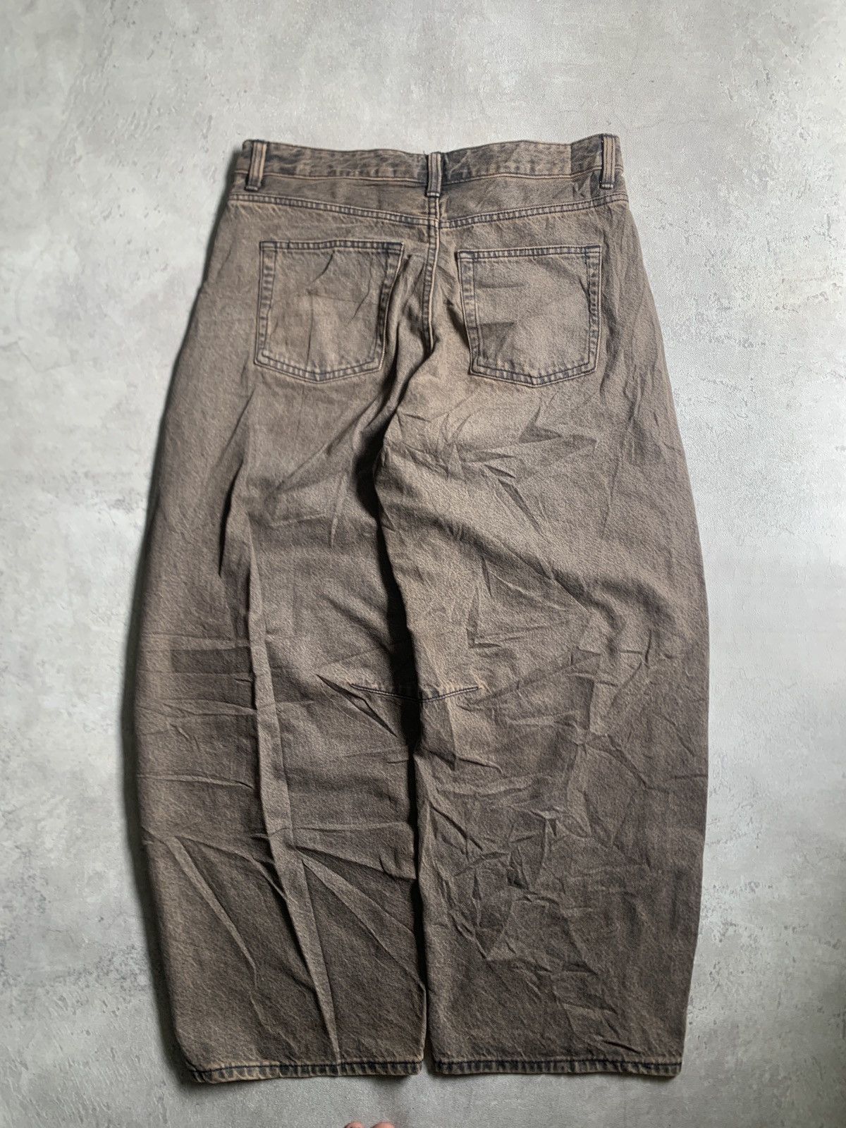 GU Baggy jeans GU Brown Size US 32 / EU 48 - 6 Thumbnail
