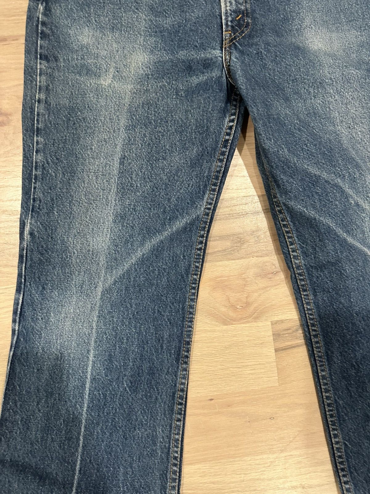 Levi's Vintage 80s Levis 20517 0217 Bootcut Great Fade 34x29 Size US 34 / EU 50 - 2 Thumbnail