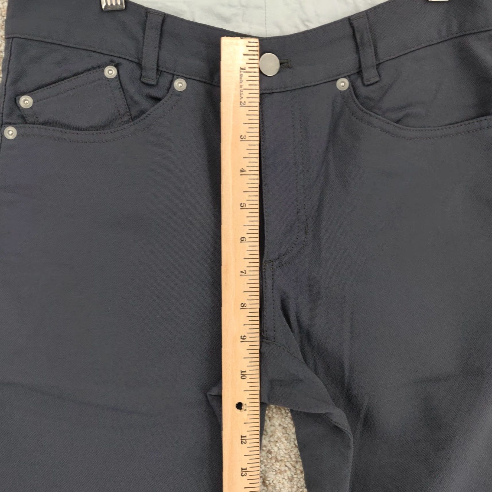 Outlier OUTLIER Pants Slim Mens 30 Workwear Canvas Water Resistant 5-Pocket Straight Rise Mid Gray Size US 30 / EU 46 - 3 Thumbnail