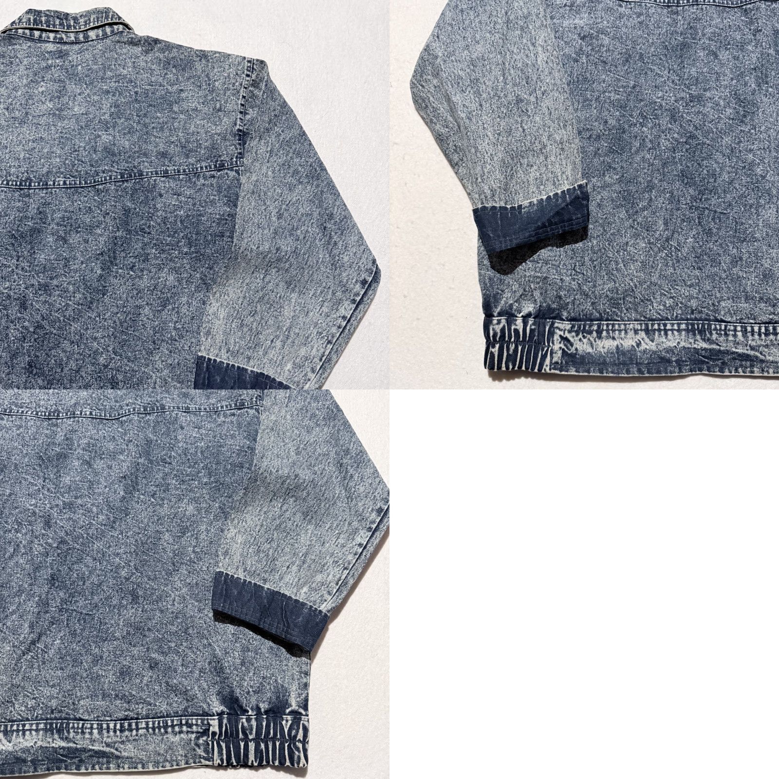 Denime VINTAGE Pian Pucci Trucker Jacket Men Blue Acid Wash Denim Full Zip Classic XL Jacket Size US XL / EU 56 / 4 - 9 Thumbnail