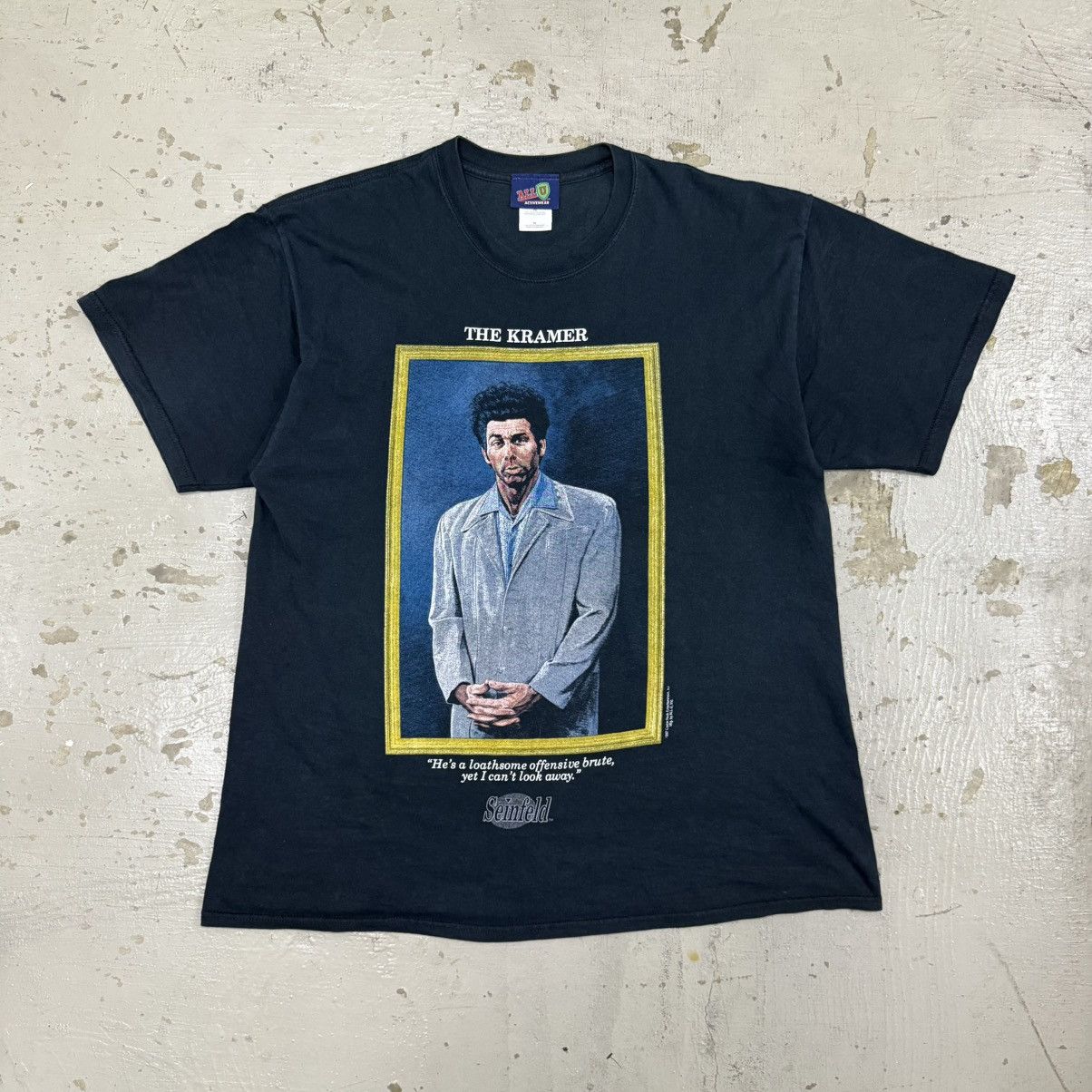 4GSELLER Vintage Seinfeld The Kramer Thrashed TV Show Promo T-Shirt Size US XL / EU 56 / 4 - 1 Thumbnail