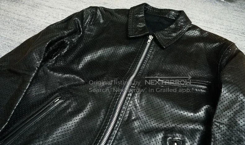 Comme des Garcons Comme des Garcons Archive Fishnet Leather Jacket. Size US M / EU 48-50 / 2 - 2 Thumbnail