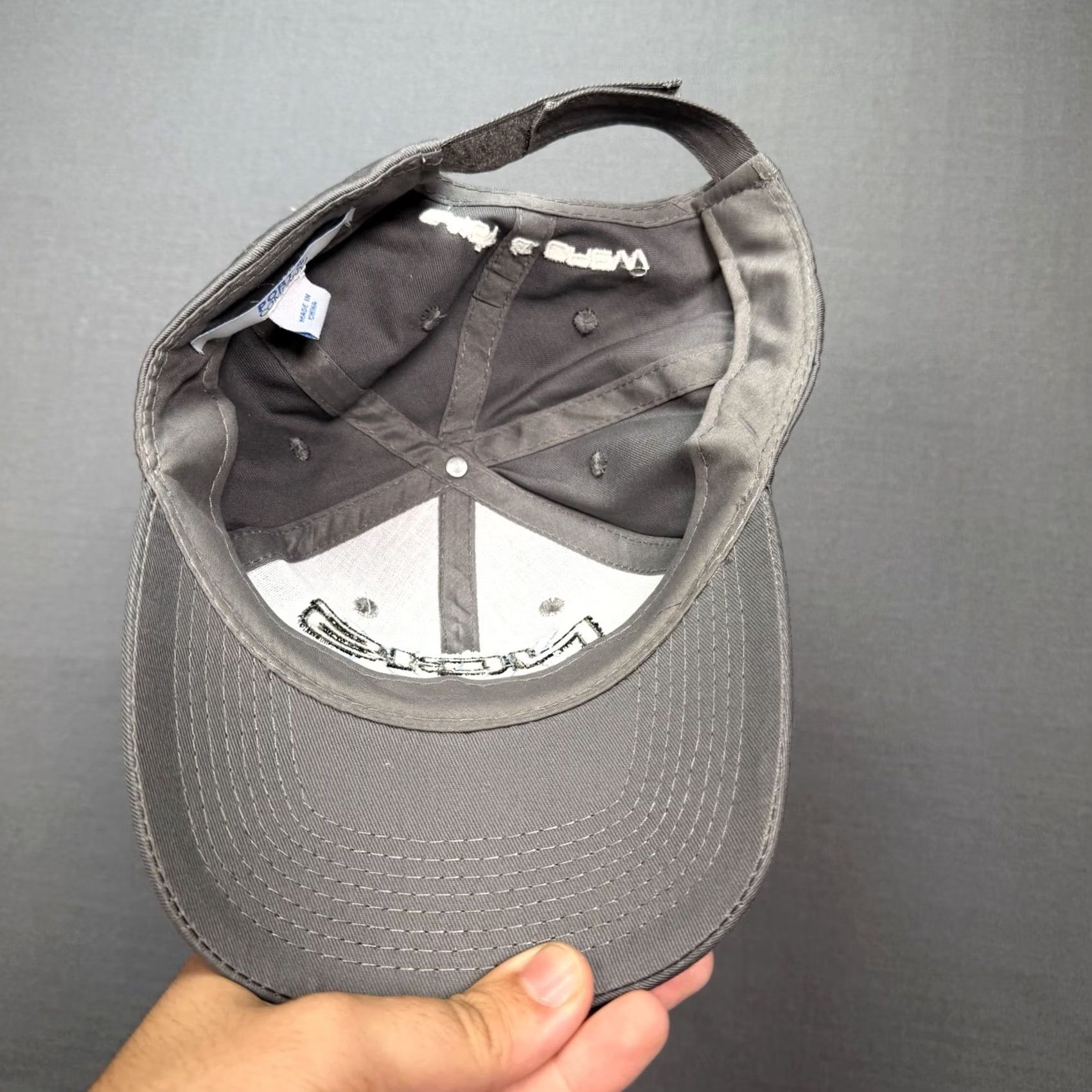 Vintage NCIS Hat Cap Strapback Grey Cast & Crew Embroidered CBS TV Show Season Nineteen Men's One Size Gray Baseball Cap Adjustable Hat Size ONE SIZE - 6 Thumbnail