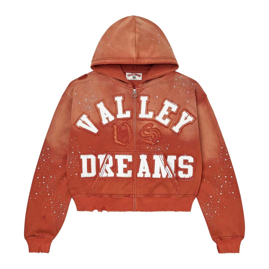 Vale Forever Classico Zip Up Hoodie 'Orange' Size US S / EU 44-46 / 1 - 1 Thumbnail