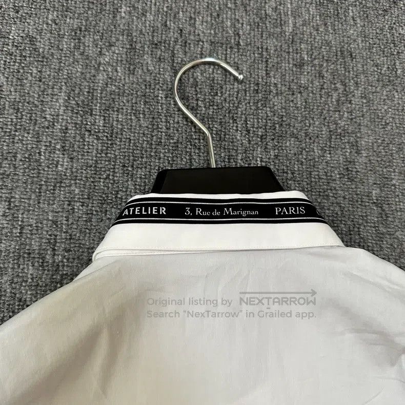 Dior Dior Size39 Shirt with neckline and slogan Size US XXS / EU 40 - 4 Thumbnail
