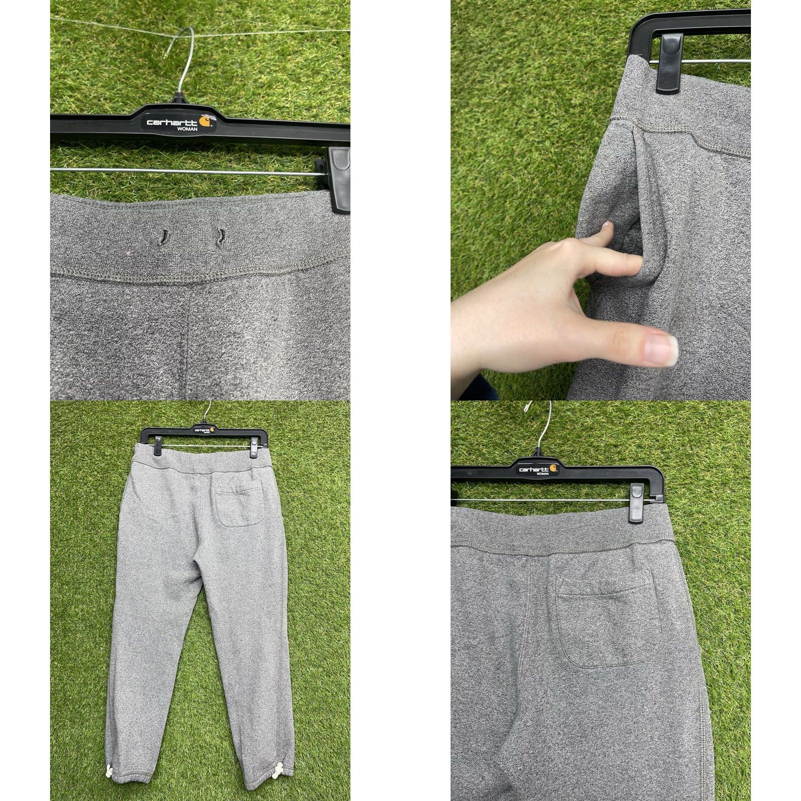 Polo Ralph Lauren Polo Ralph Lauren Sweatpants Womens Small Grey Heather Pony Fleece Joggers y2k Size 28" / US 6 / IT 42 - 8 Thumbnail