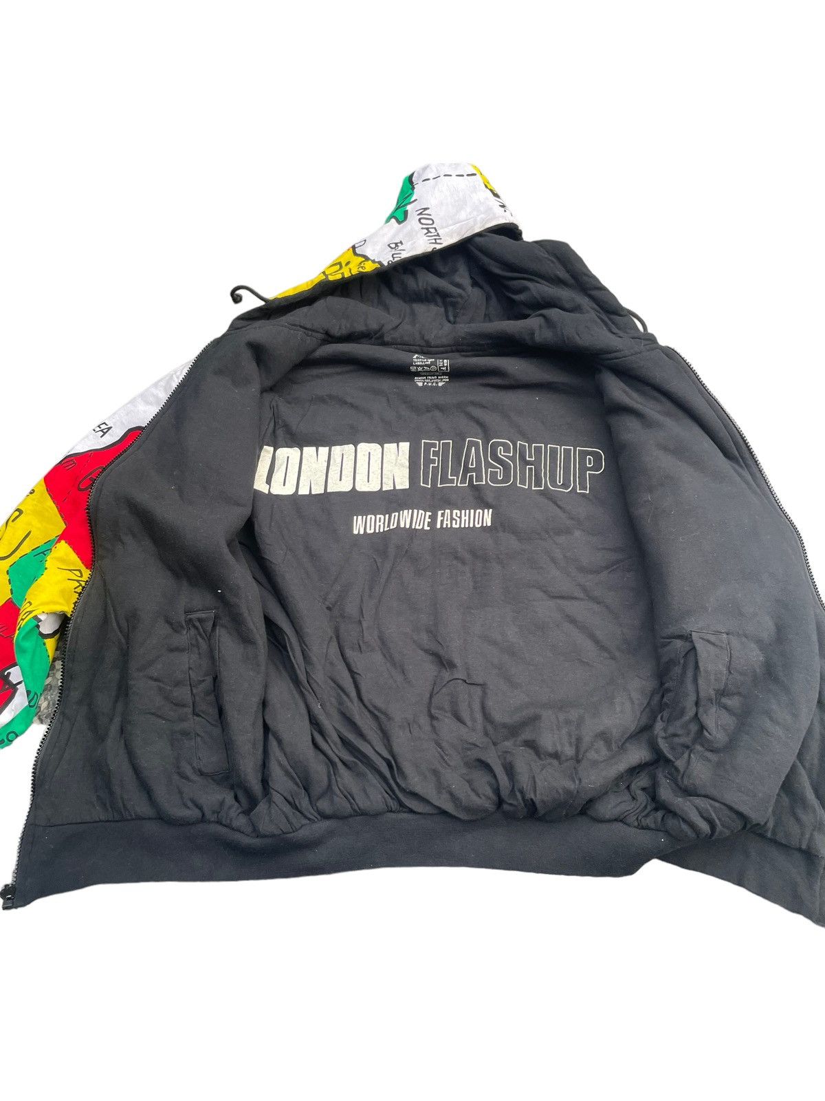 Japanese Brand F.U.Stadio Europe Map Design Hoodie Size US M / EU 48-50 / 2 - 9 Thumbnail