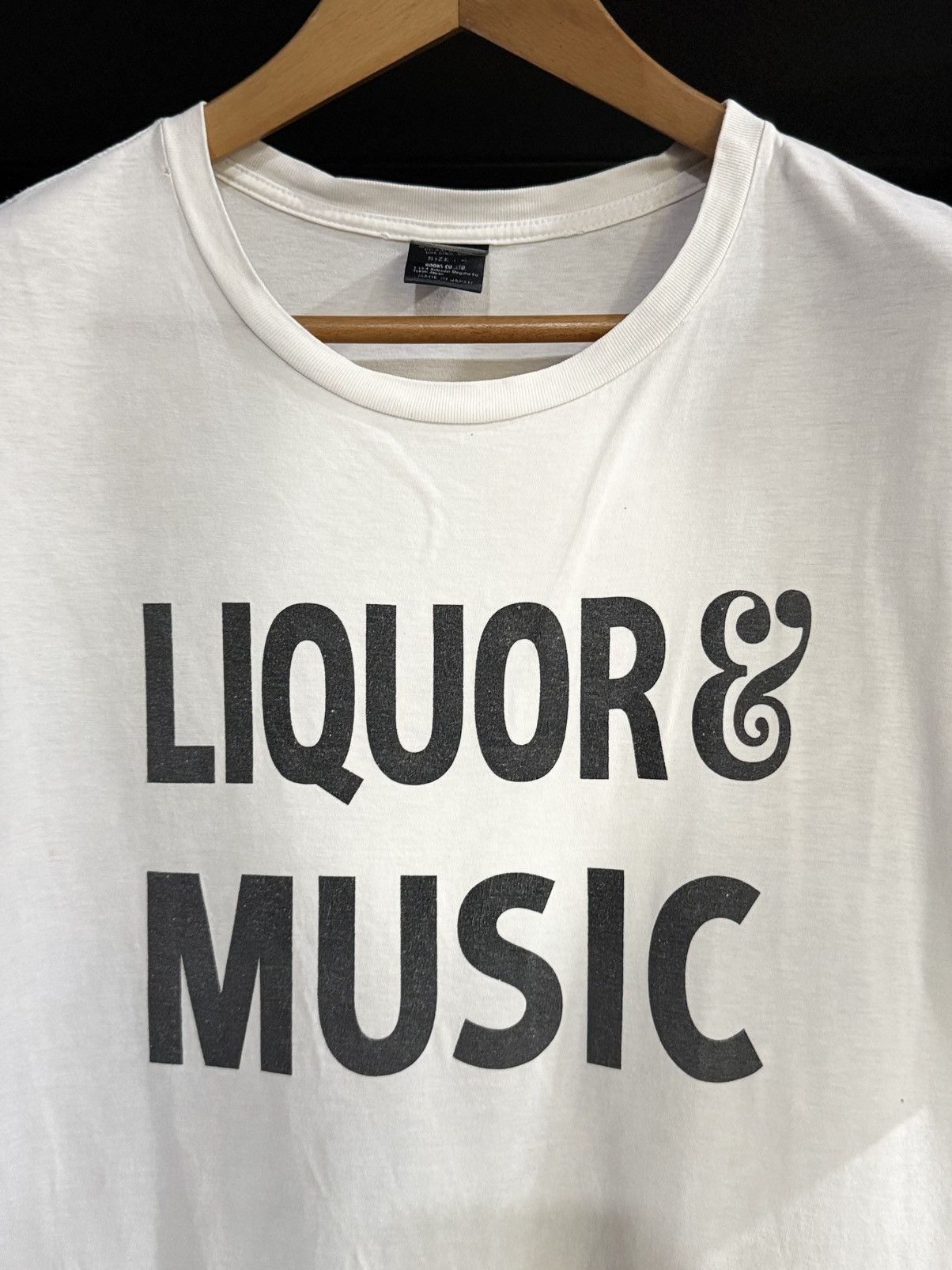Number (N)ine Vintage Number Nine Liquor & Music Faded Japan Tee Size US M / EU 48-50 / 2 - 2 Thumbnail