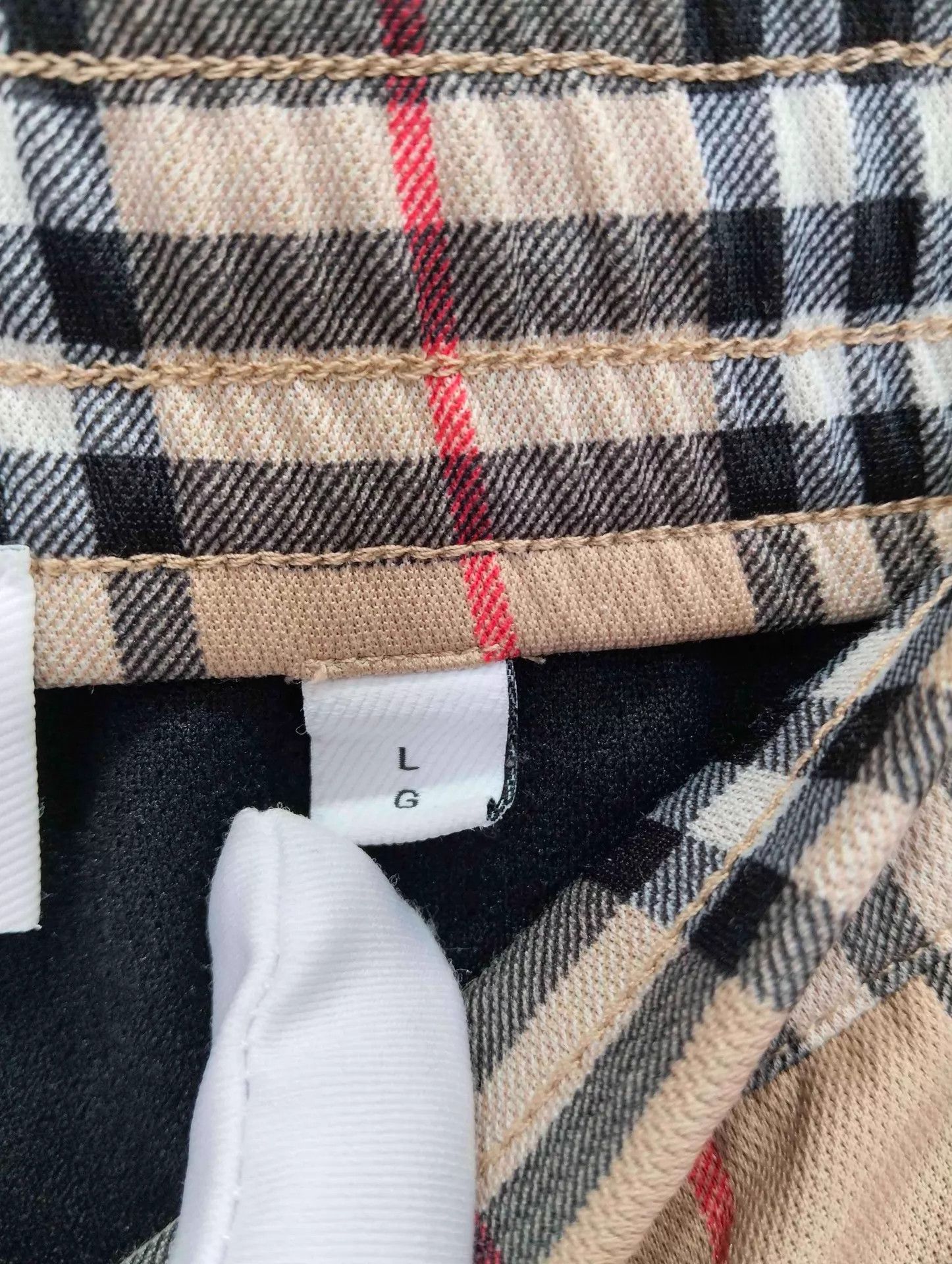 Burberry BURBERRY Elastic Waist Check L Shorts Size 28" / US 6 / IT 42 - 4 Thumbnail