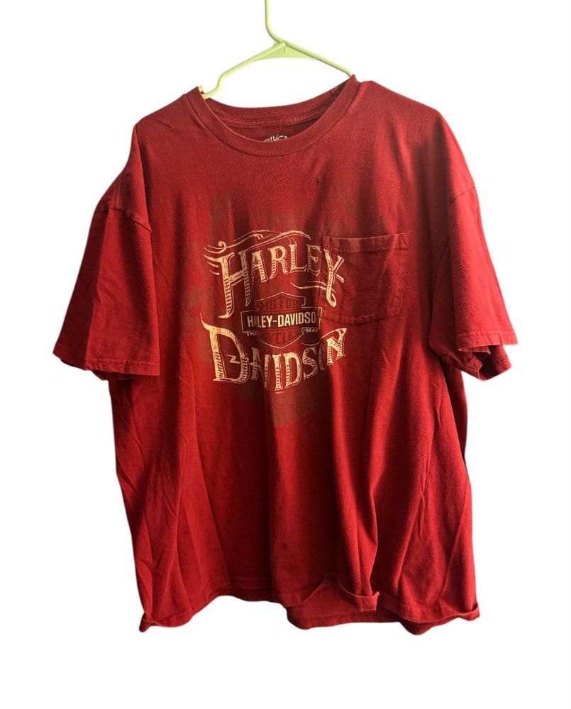 Harley Davidson × Vintage Vintage Harley Pocket Tee Size US L / EU 52-54 / 3 - 2 Thumbnail
