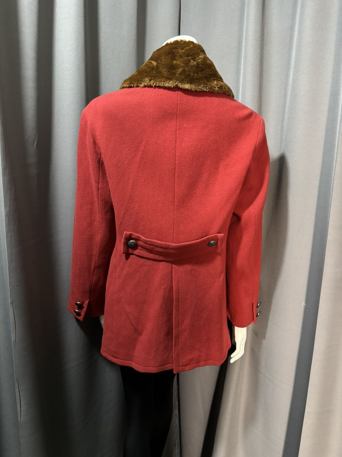 Romeo Gigli Archive 90s Romeo Gigli Double Breasted Faux Fur Coat Size M / US 6-8 / IT 42-44 - 6 Thumbnail
