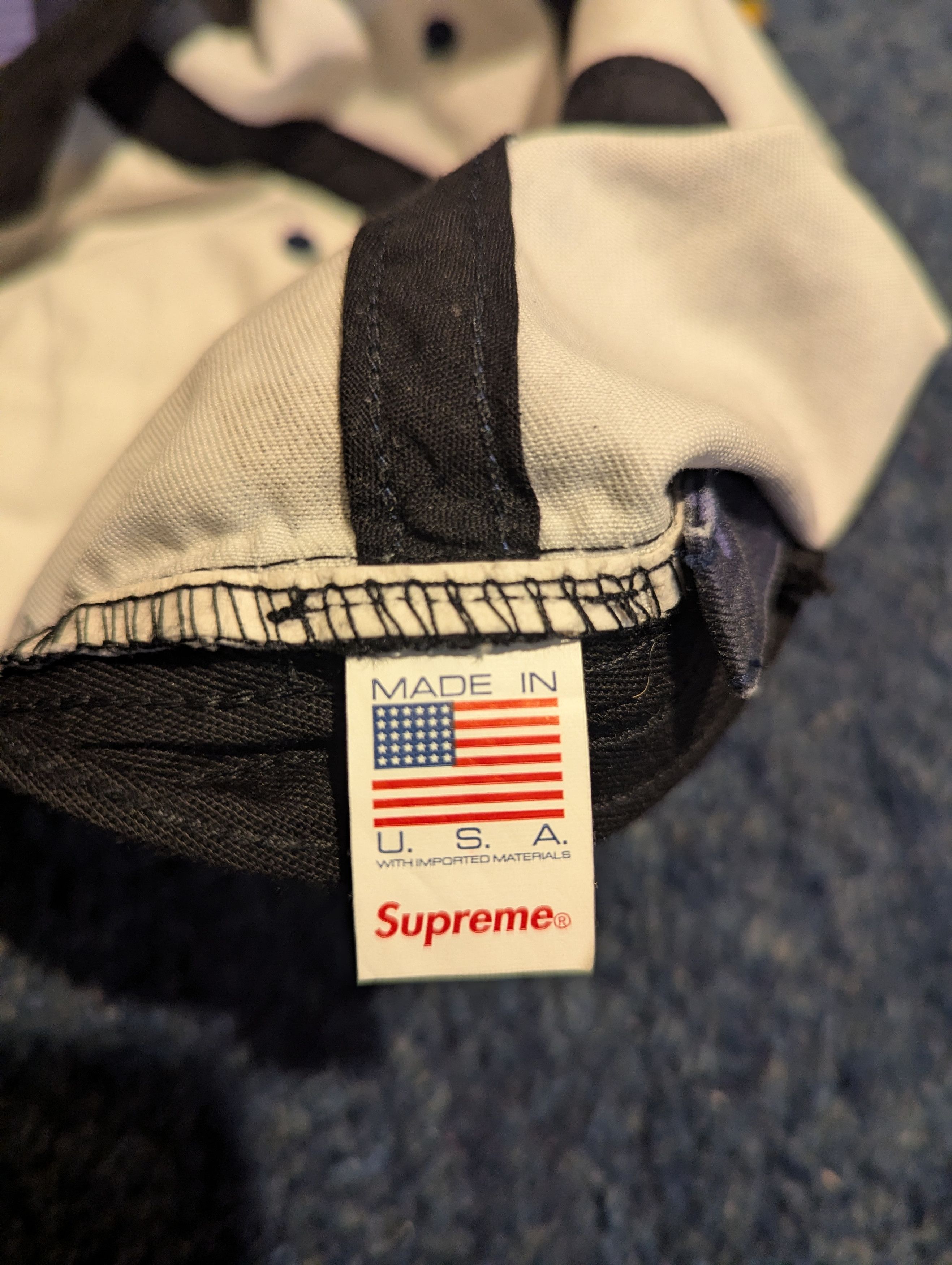 Supreme Supreme Pigment Coated S Logo 6-Panel Size ONE SIZE - 4 Thumbnail