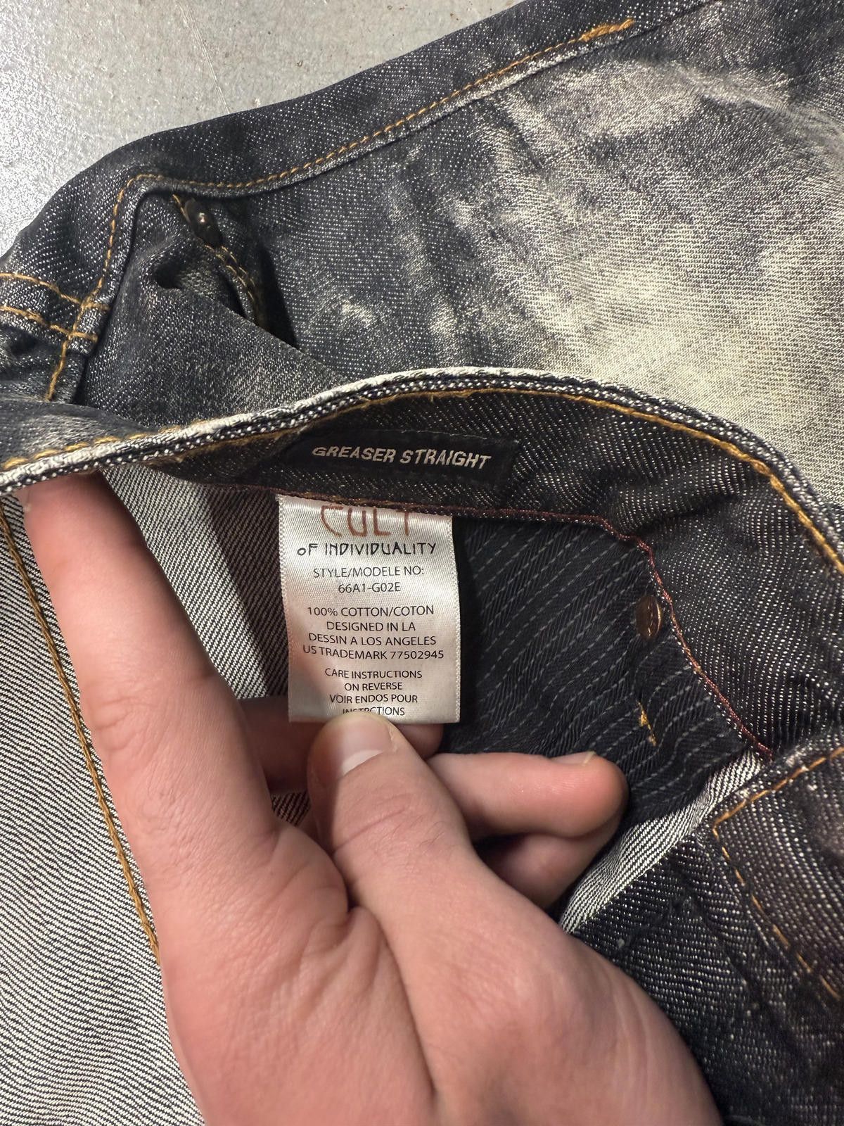 Cult Of Individuality Cult of Individuality Japanese Selvedge Denim Straight 34x34 Size US 34 / EU 50 - 6 Thumbnail