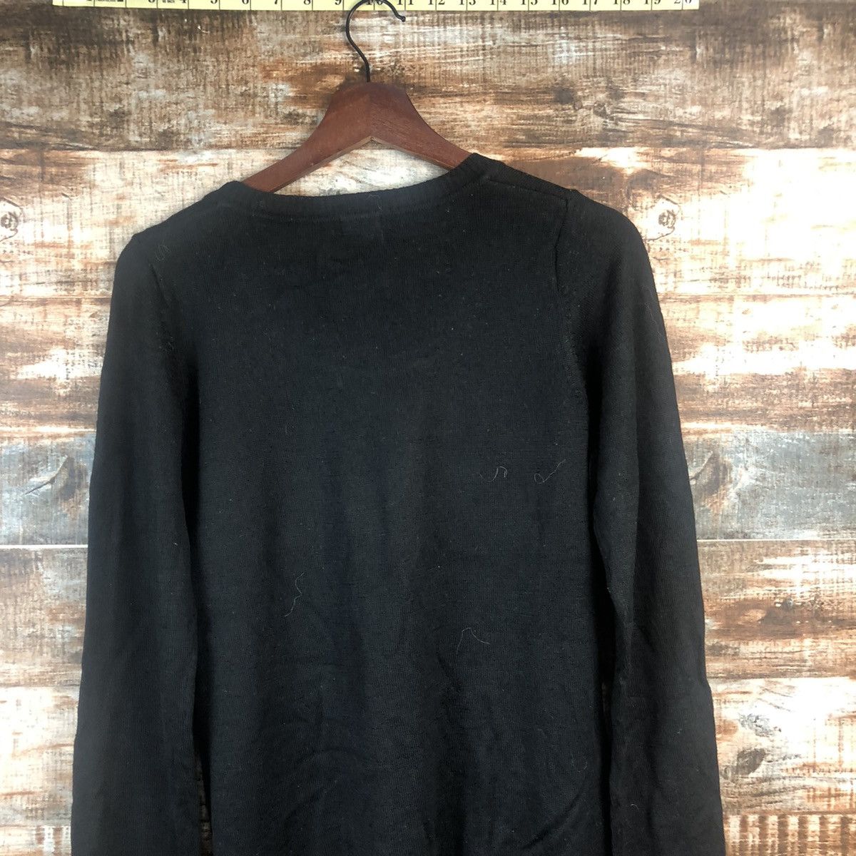 Homespun Knitwear × Japanese Brand DLL Agas Black Knitwear #C544 Size S / US 4 / IT 40 - 13 Thumbnail