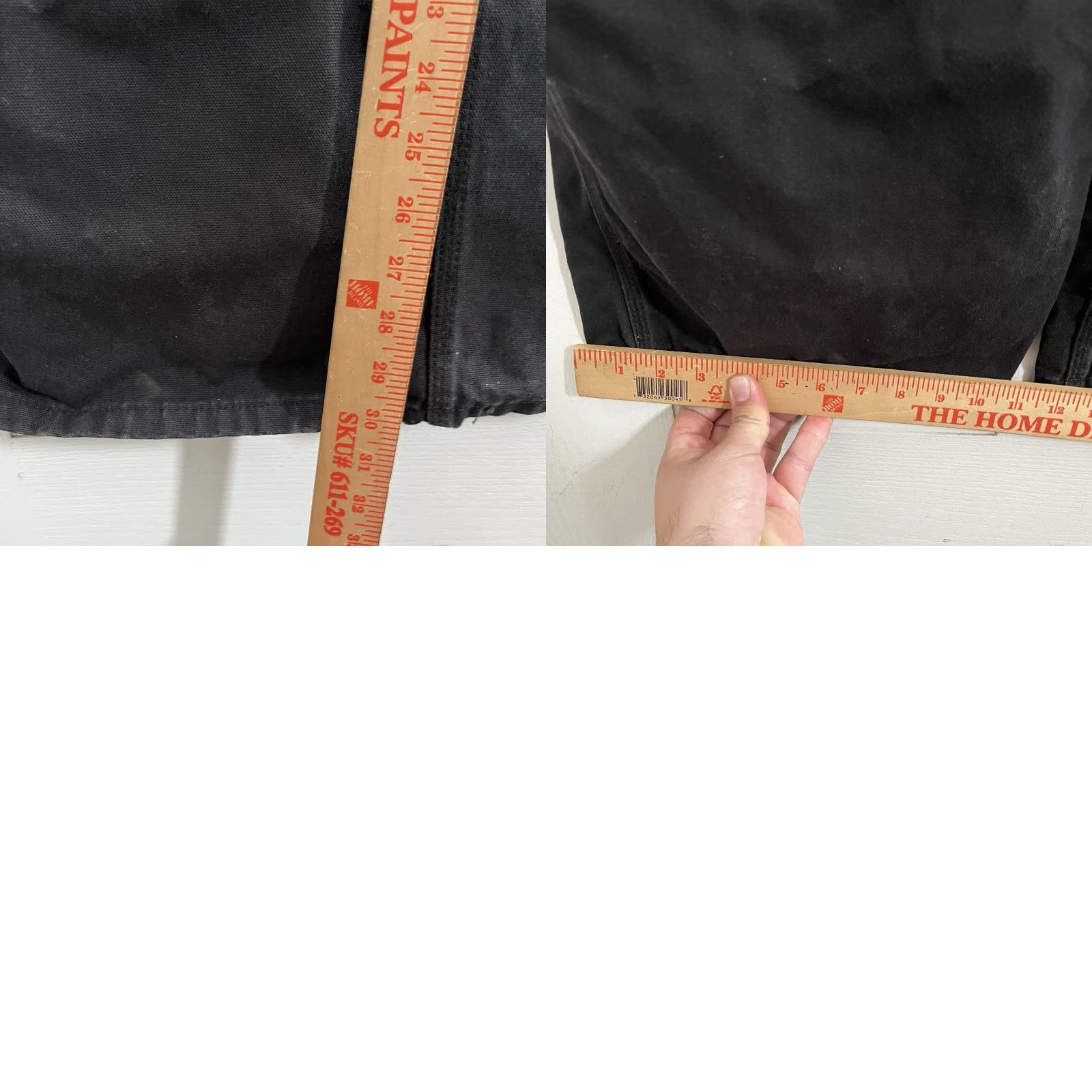 Dickies VINTAGE Dickies Dungarees Men Jeans 40x32 Black Canvas Overalls Work Wear 90s Grunge Retro USA Size US 40 / EU 56 - 8 Thumbnail