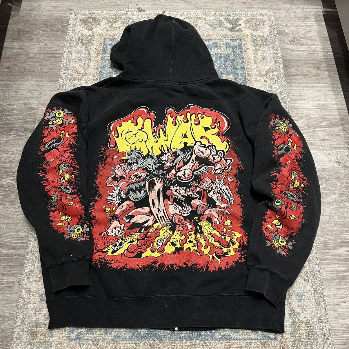 Band Tees GWAR zip up hoodie vintage Size US L / EU 52-54 / 3 - 2 Thumbnail