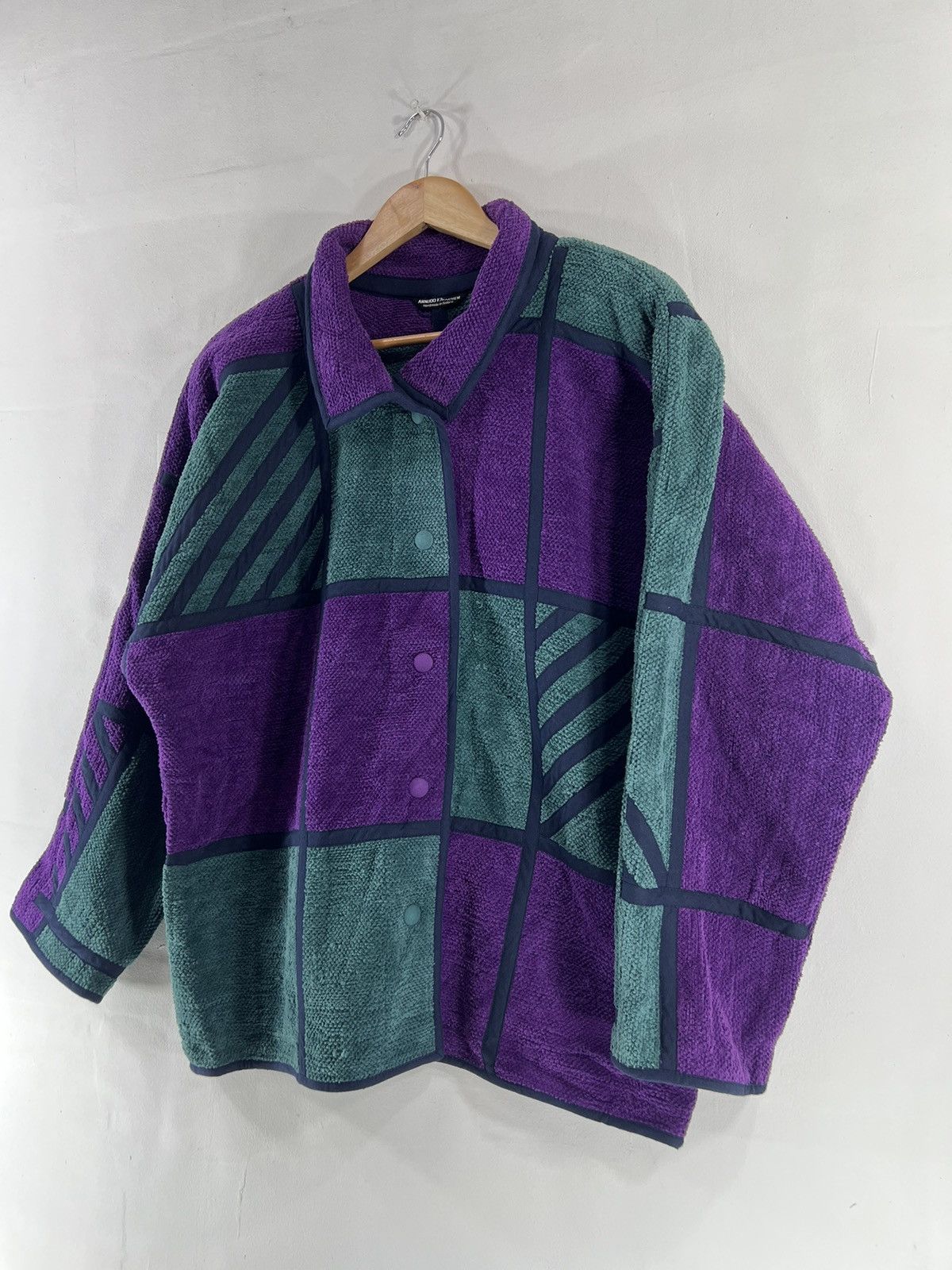 Annikki Karvinen ANNIKKI KARVINEN Finland Hand Made Patchwork Size US XXL / EU 58 / 5 - 4 Thumbnail