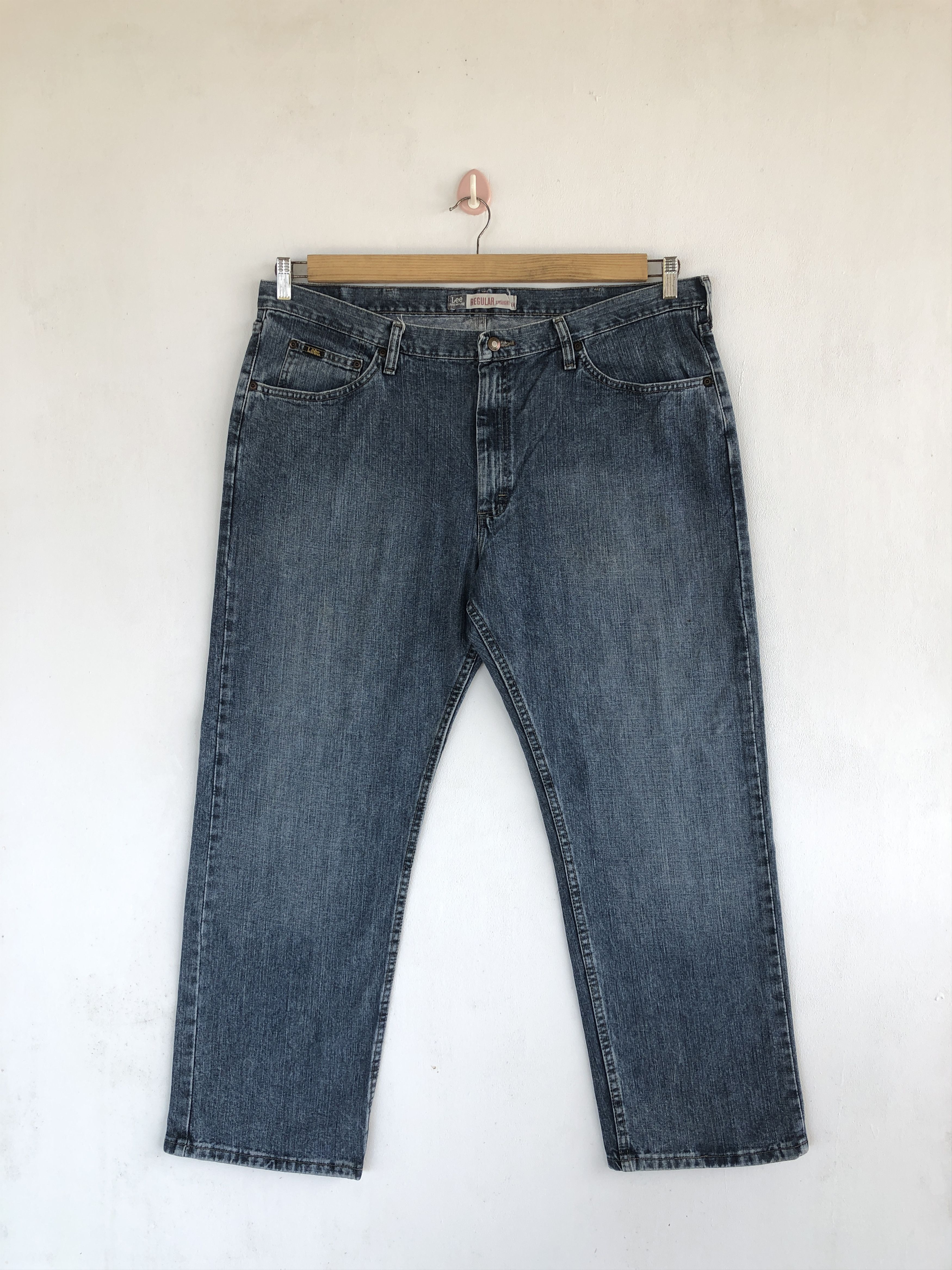 Lee Vintage Y2K Lee Baggy Jeans Oversized Lee Sanforized Denim Size US 40 / EU 56 - 1 Thumbnail