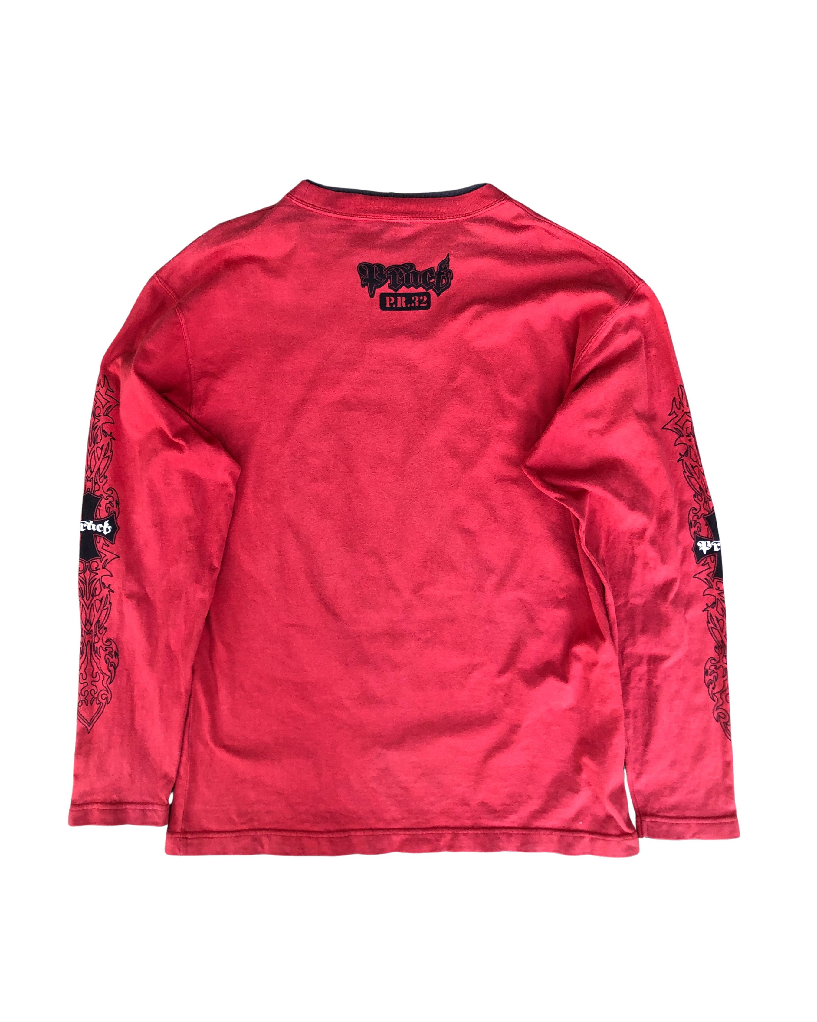 Japanese Brand Vintage Pract Spell Out Longsleeve Size US L / EU 52-54 / 3 - 2 Thumbnail