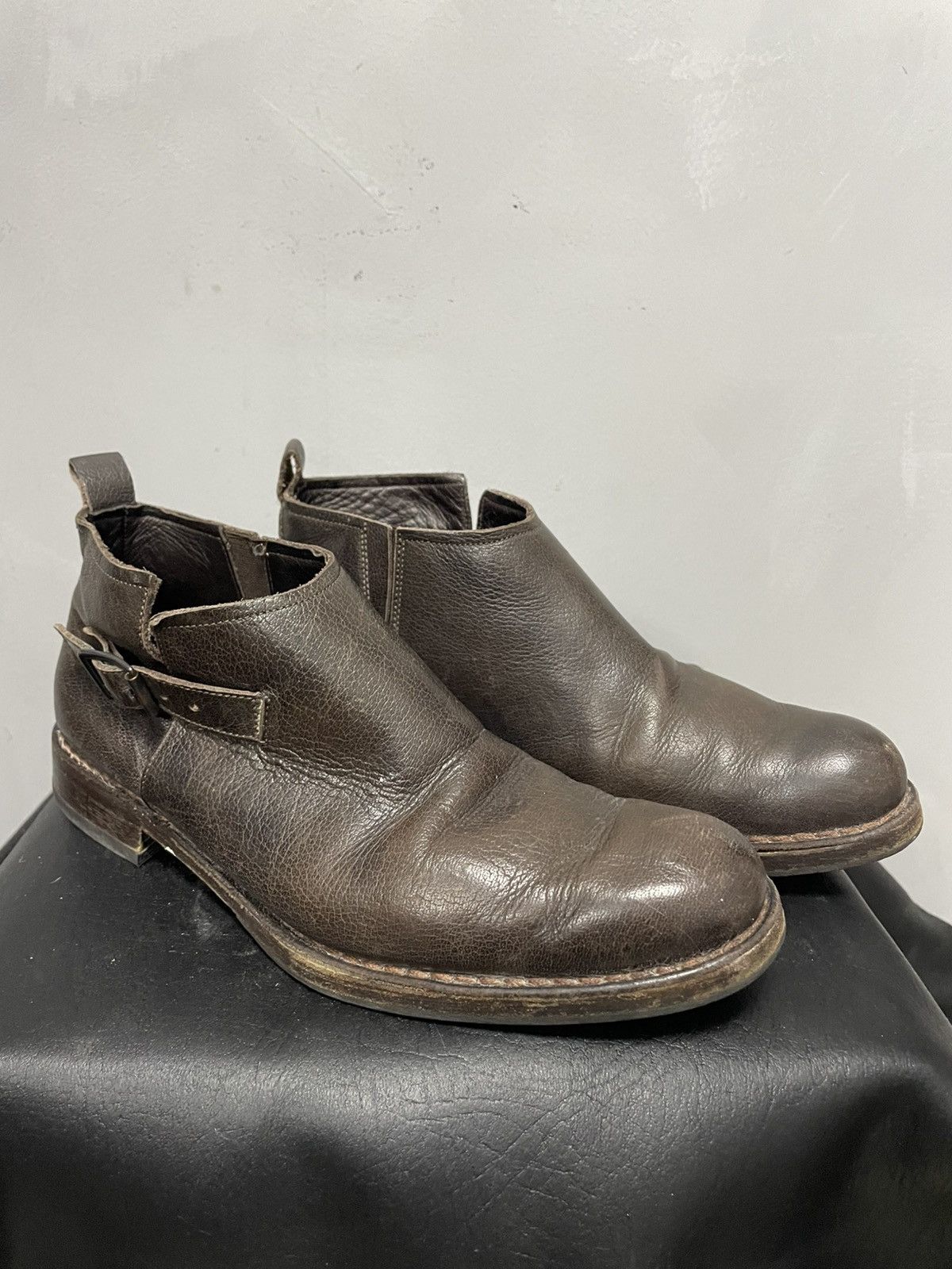 MoMA Moma avant garde leather platform boots guidi style 90s Size US 8 / EU 41 - 8 Thumbnail