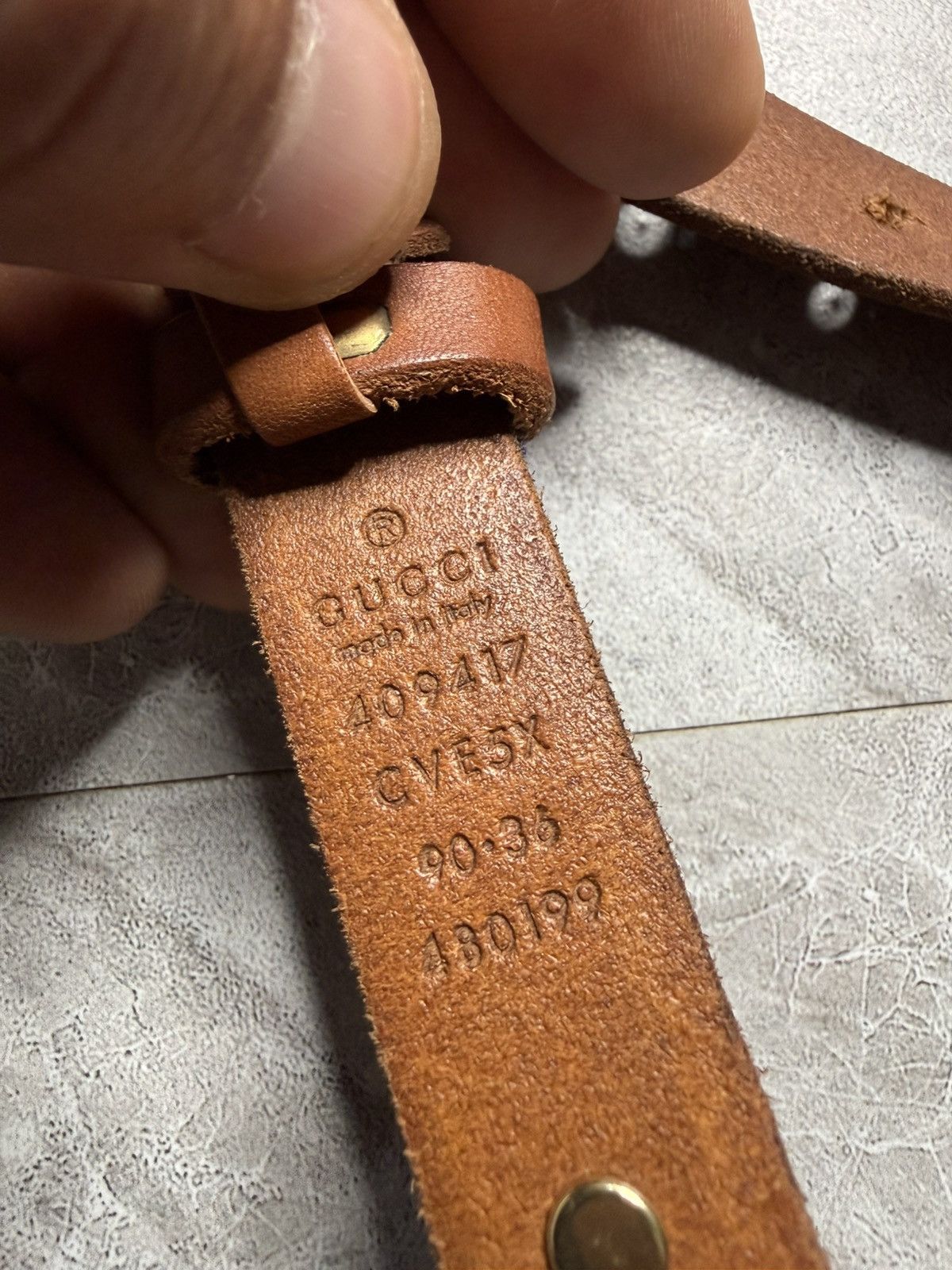 Gucci Gucci GG Marmont Studded Leather Belt Size ONE SIZE - 10 Thumbnail