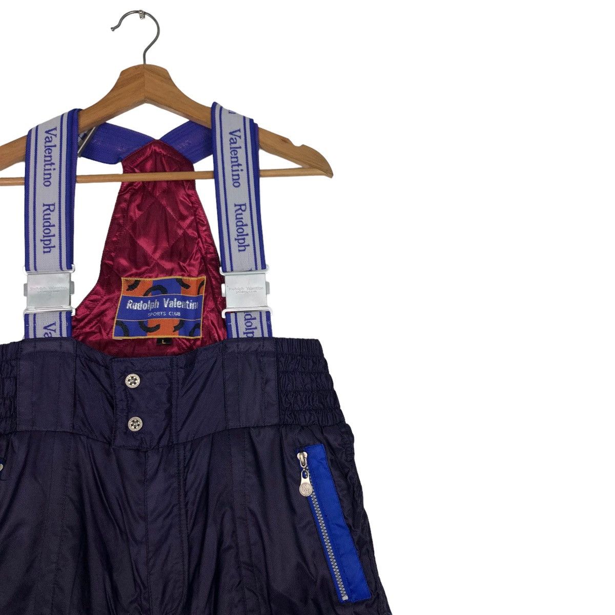Japanese Brand 🔥Vtg Overall Ski Wear Winter Rudolf Valentino Size US 32 / EU 48 - 5 Thumbnail