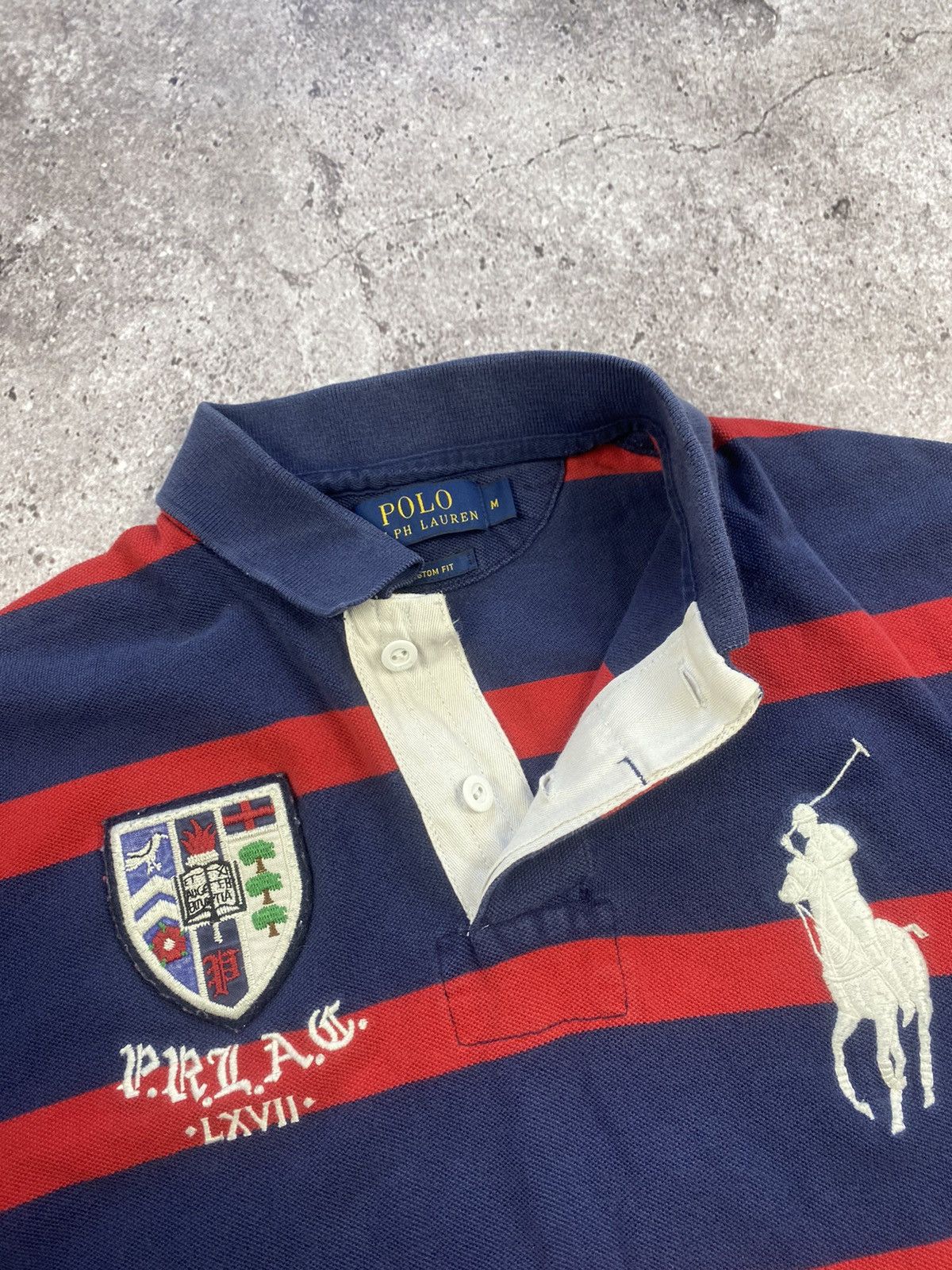 Polo Ralph Lauren Vintage 90s Polo Ralph Lauren Y2K Chief Keef ruby Polo strip Size US M / EU 48-50 / 2 - 5 Thumbnail